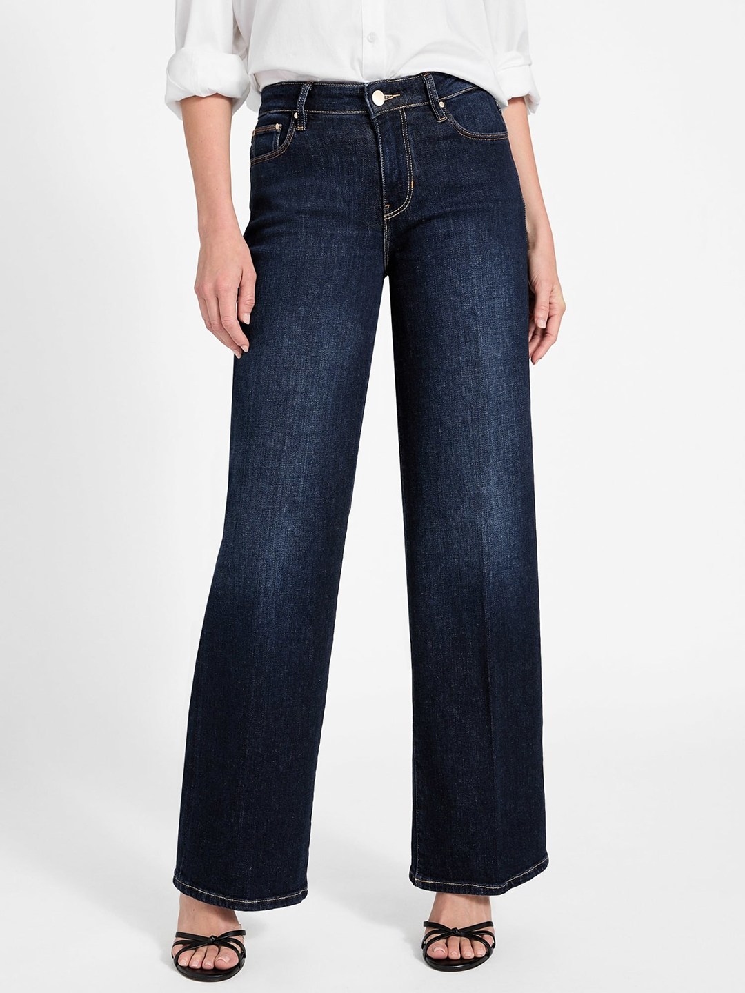 Guess Women's Cachemire Dark Washed Jeans