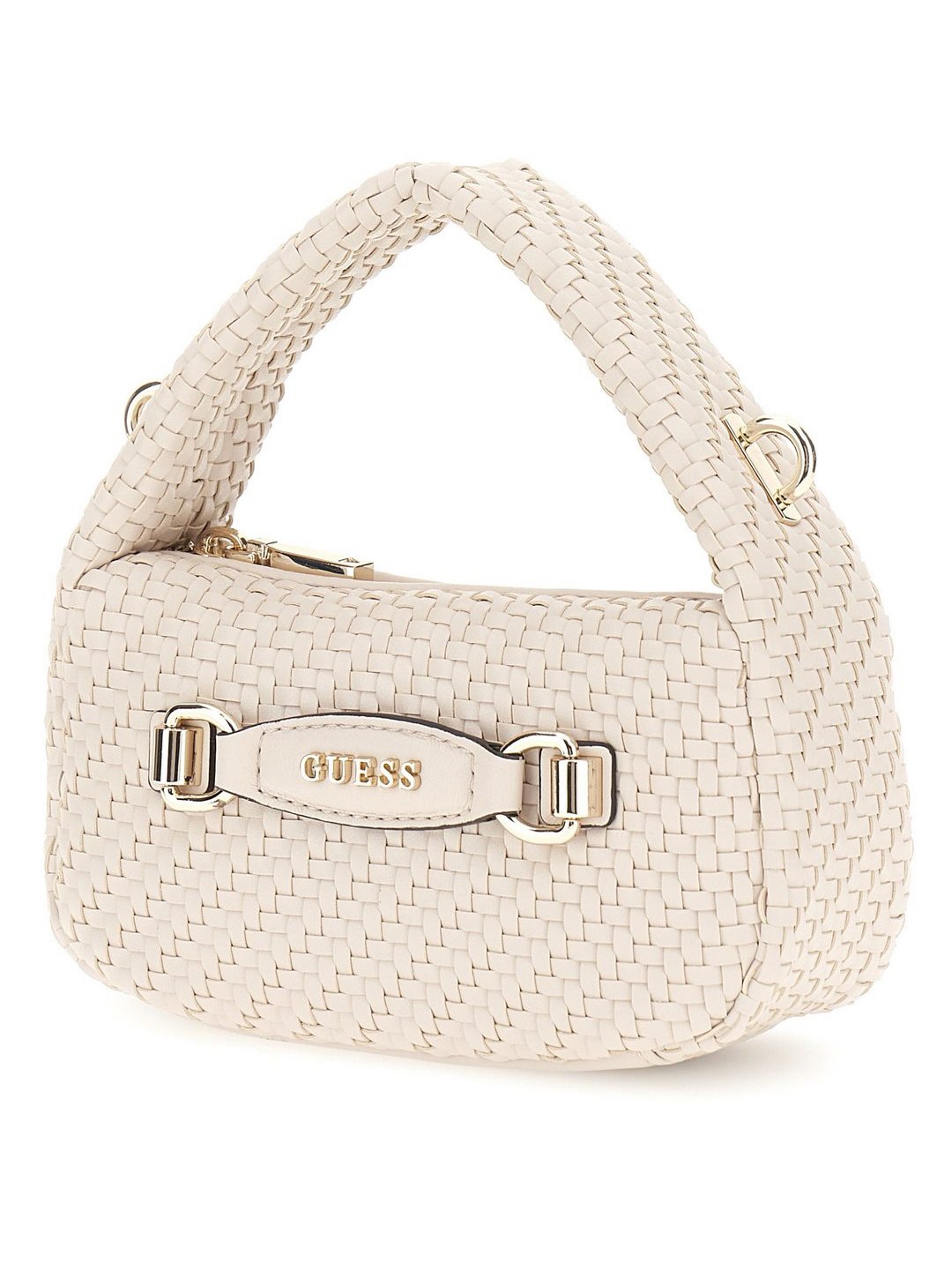 Shell Basket Weave Francy Mini Hobo Bag
