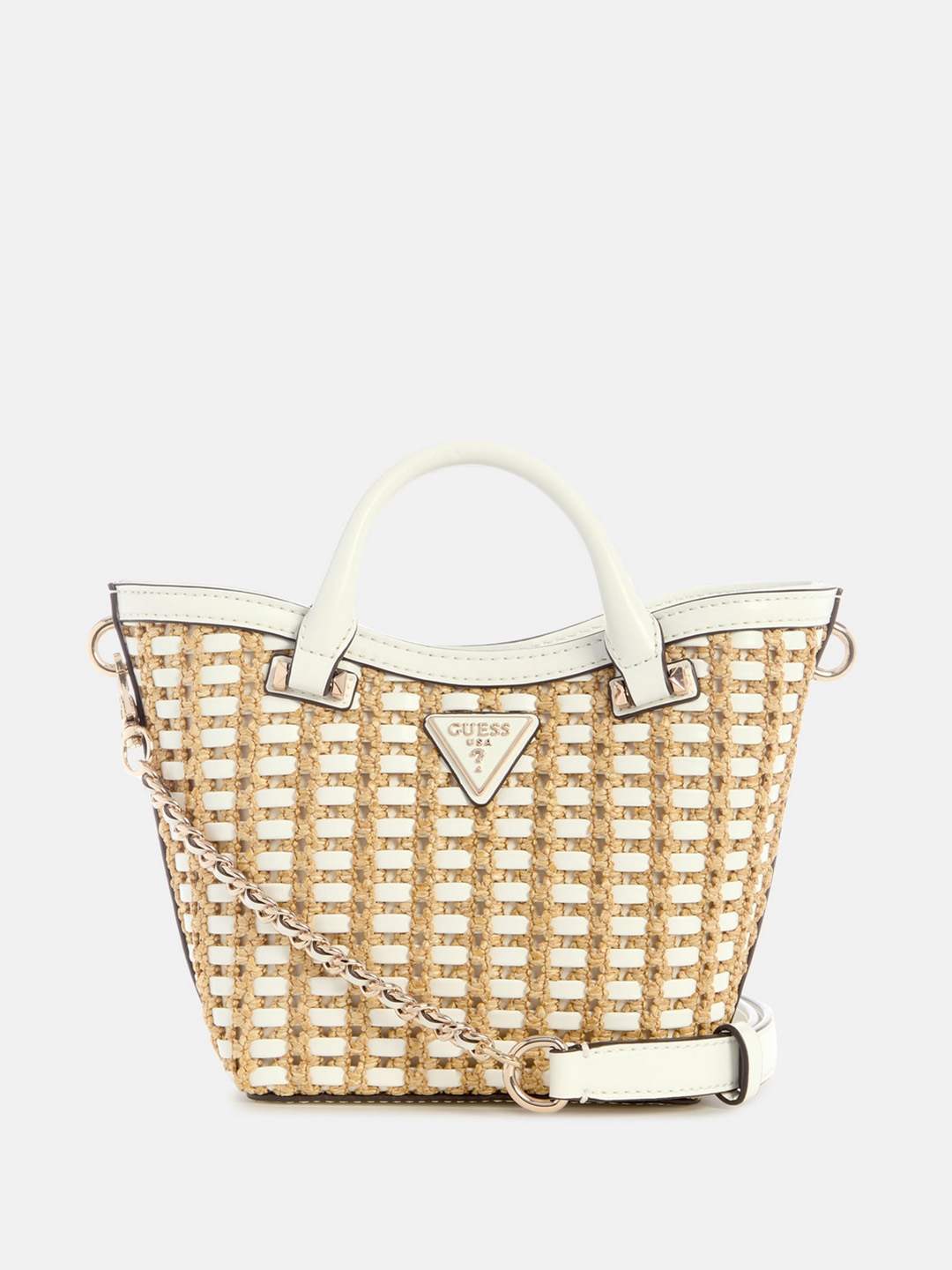 Multicolor Textured Atalia Mini Tote Bag