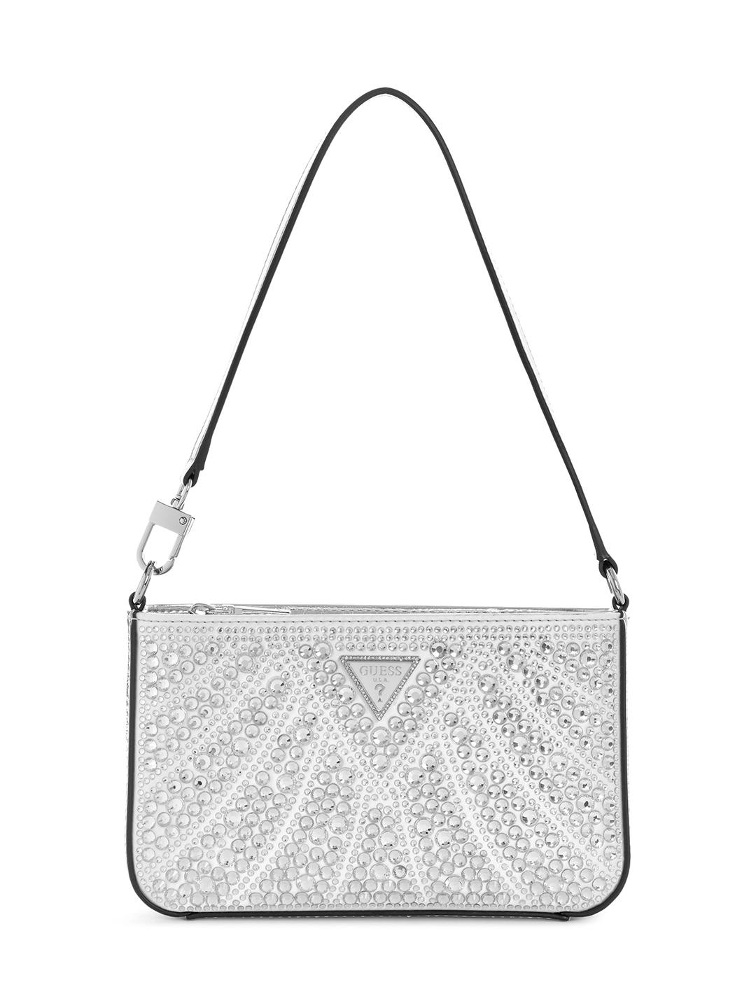 Silver Embellished Beauvoir Mini Shoulder Bag