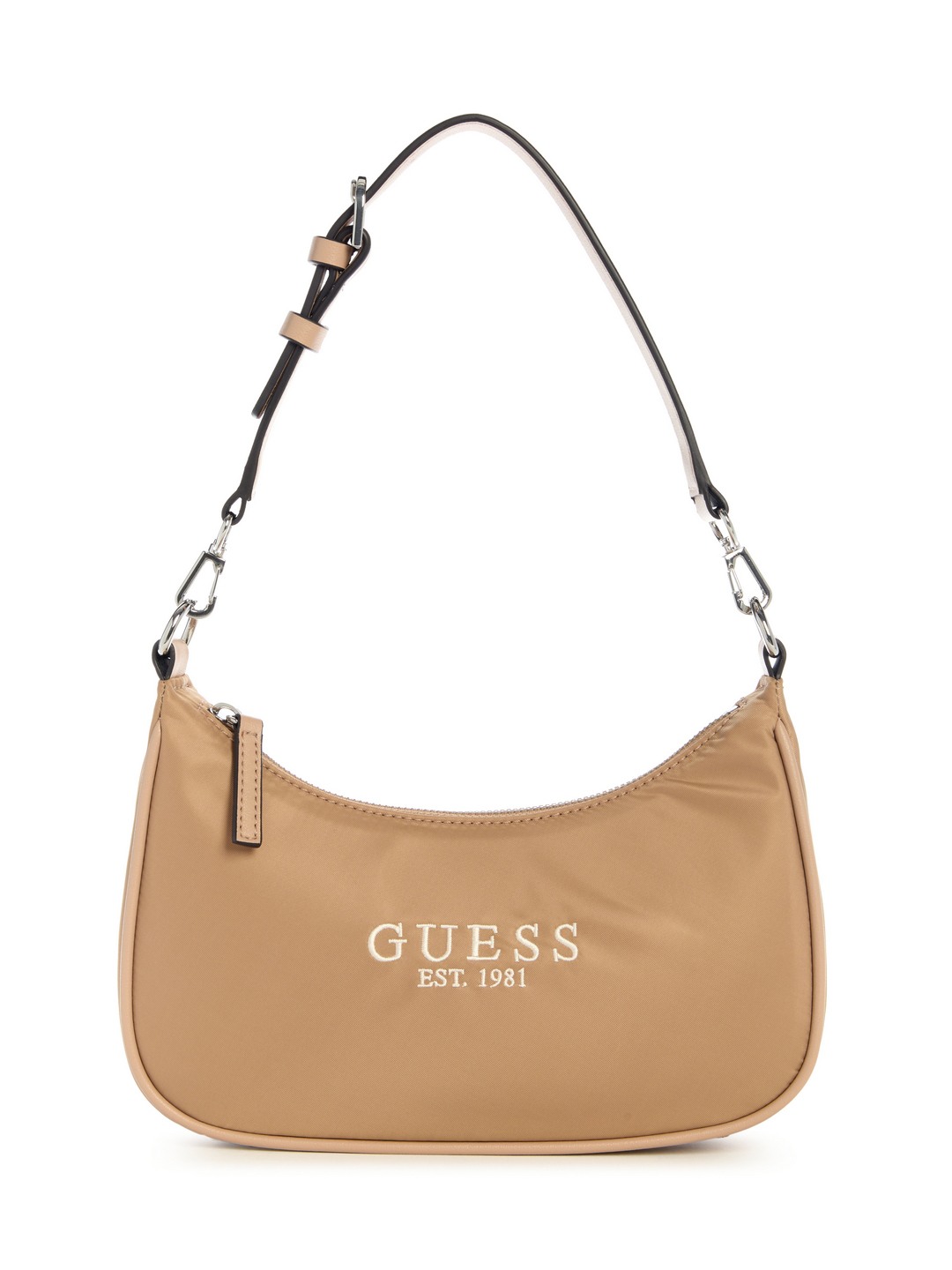 Beige Solid Arona Shoulder Bag