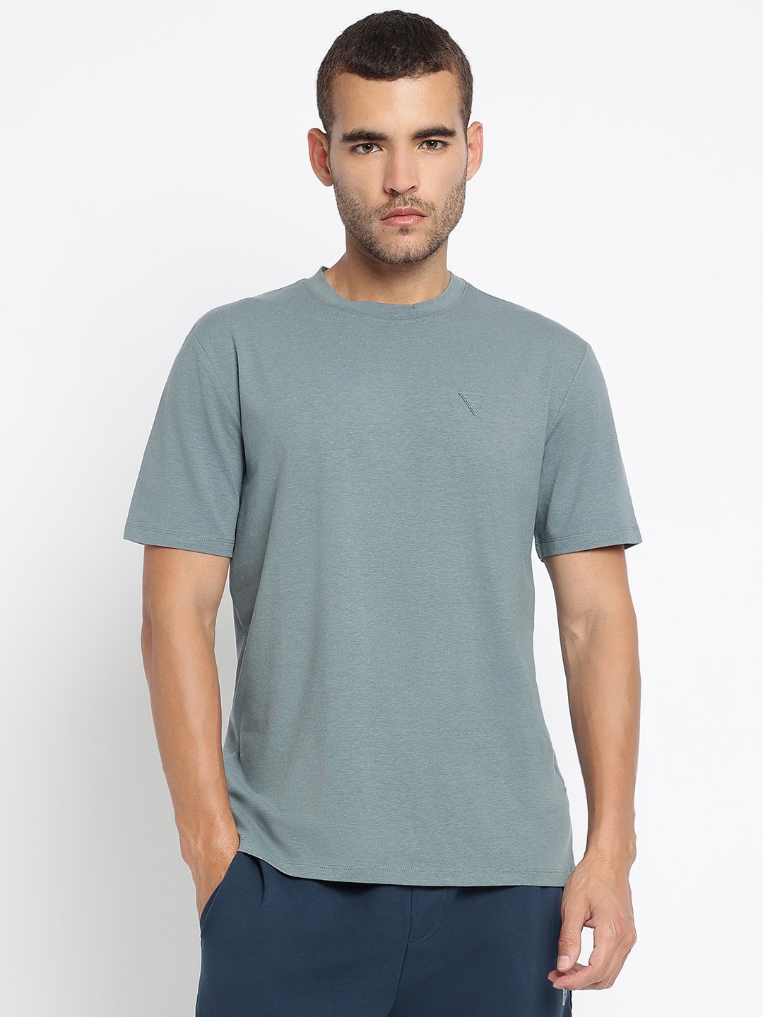 Hedley Cotton Blend Solid T-Shirt