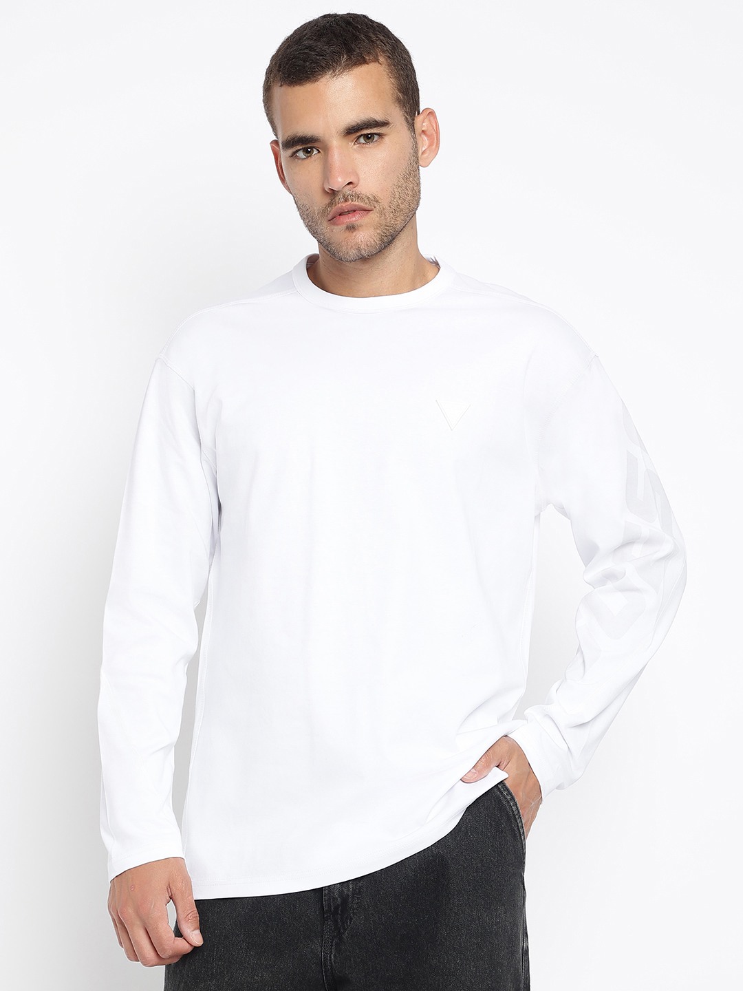 Anser Pure Cotton Solid T-Shirt
