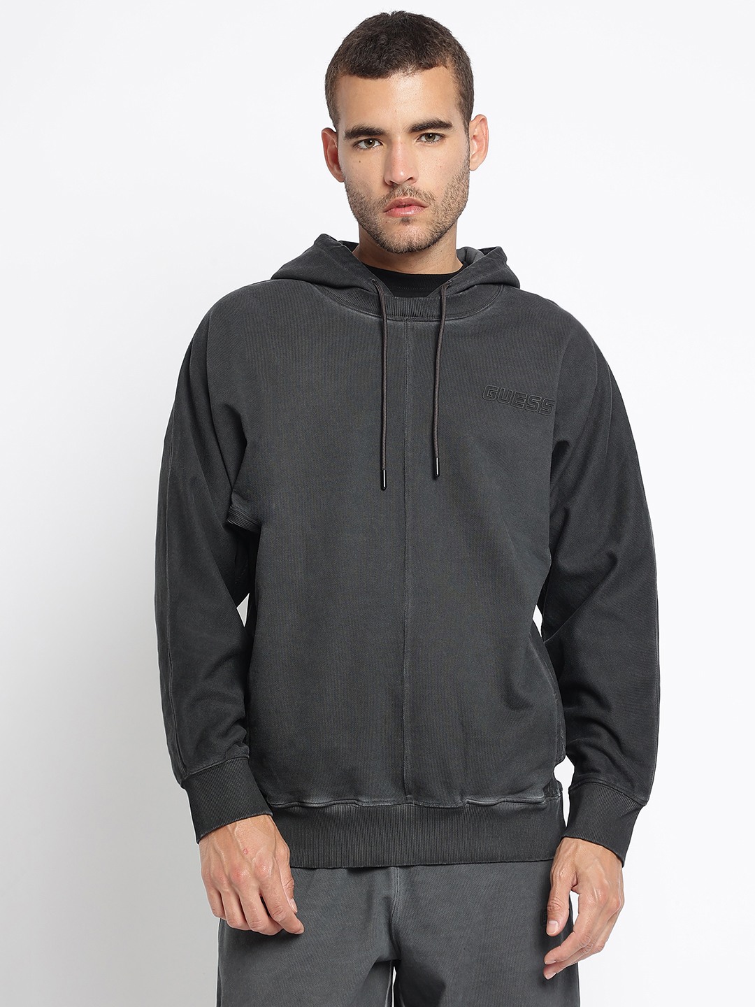 Pure Cotton Solid Sweatshirt