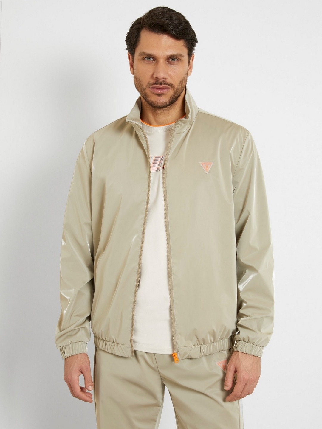 London Street Solid High Neck Full Sleeve Franzis Jacket