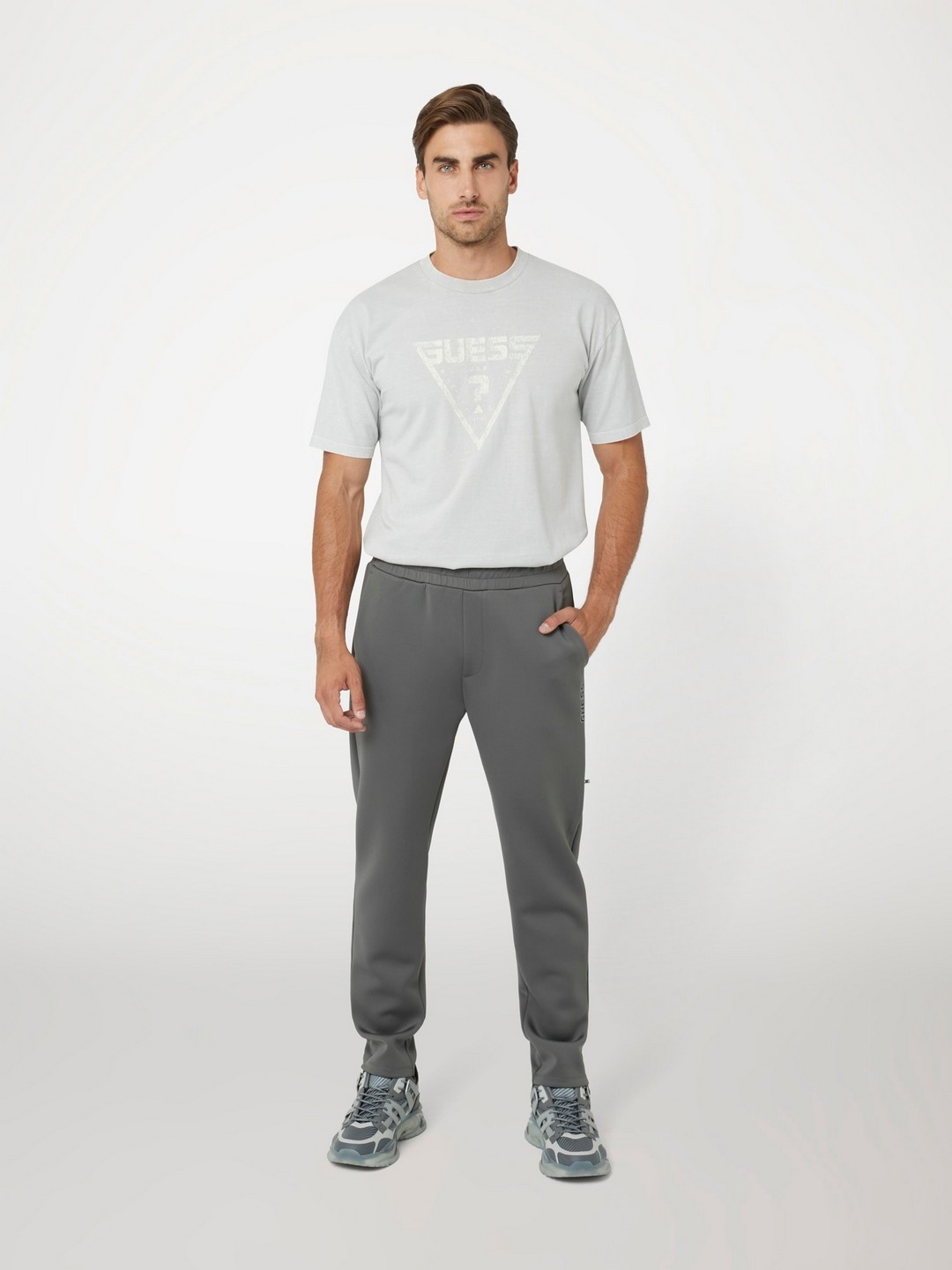 Rohmer Polyester Blend Mid Rise Trackpants