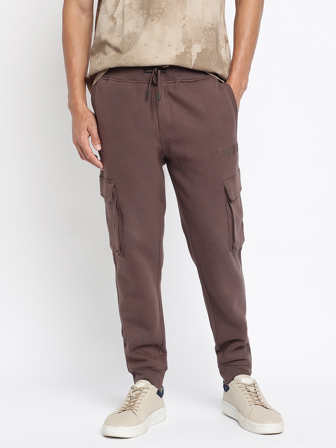 Aldwin Cotton Blend Straight Mid Rise Cargo