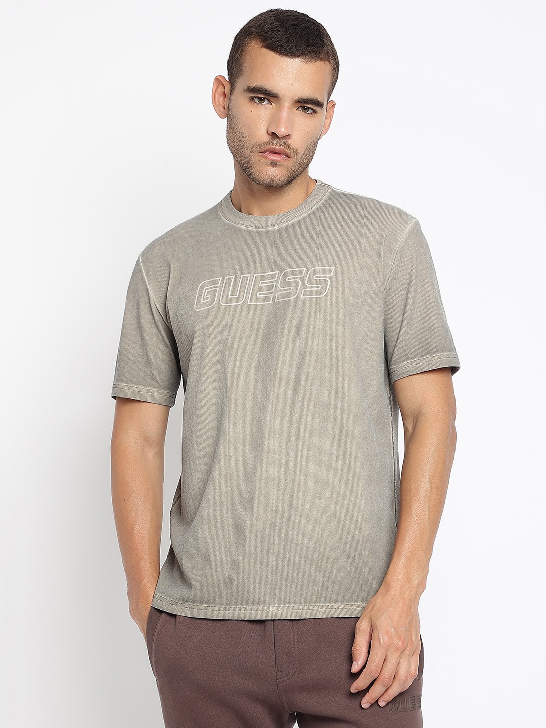 Steno Polyamide Blend Solid T-Shirt