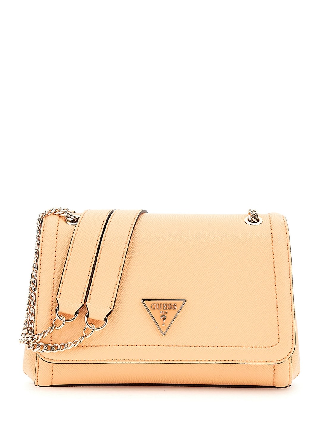 Guess Apricot Solid Noelle Crossbody Bag
