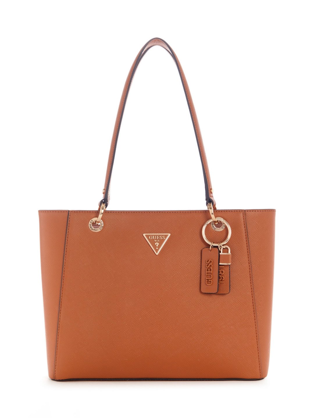 Light Cognac Solid Noelle Noel Tote Bag