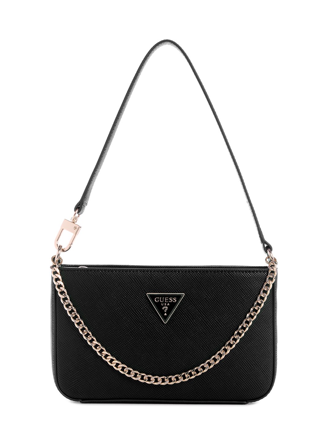 Guess Women Black Solid Shoulder Bag