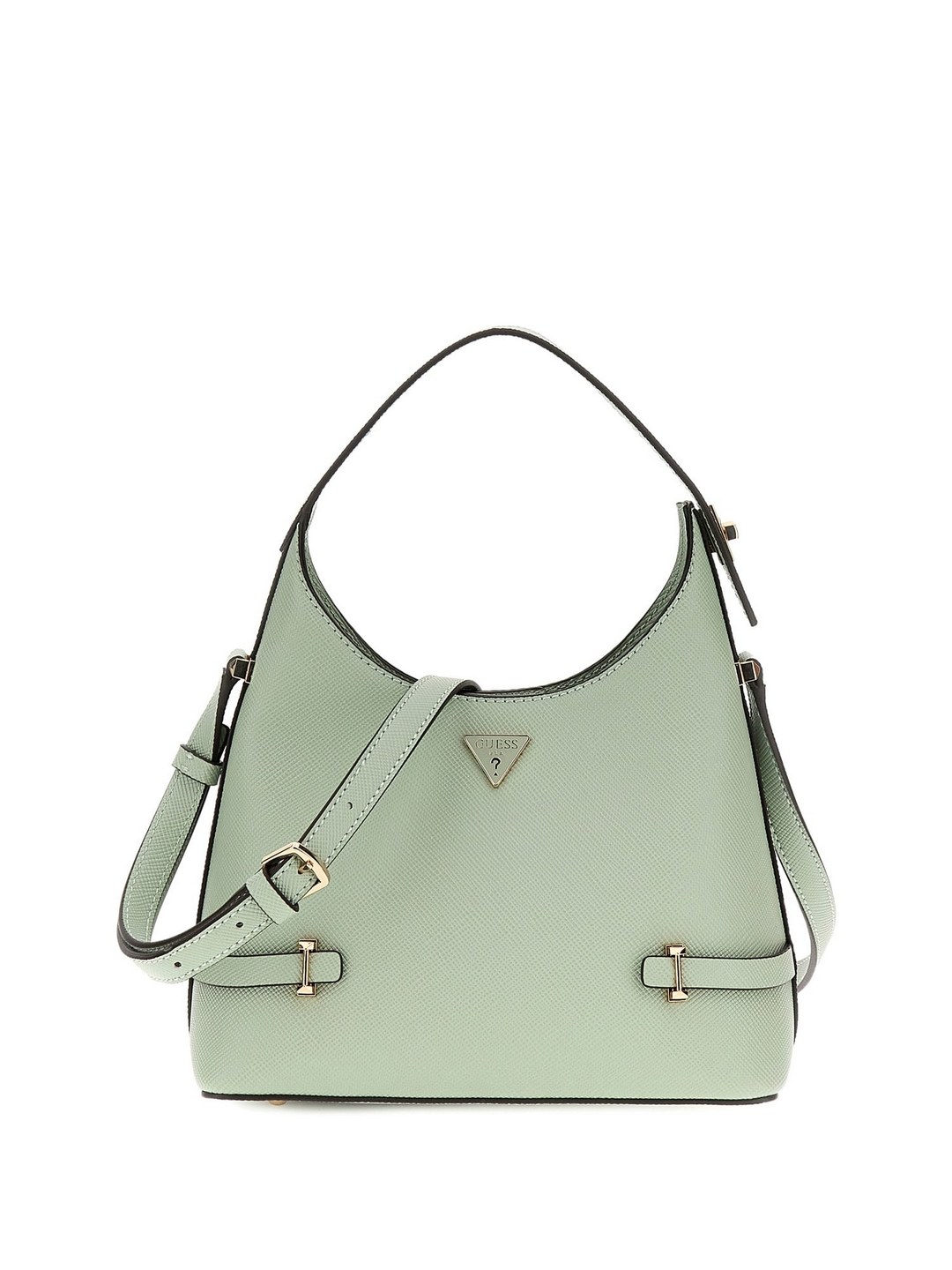 Guess Sage Solid Rosalba Small Hobo Crossbody Bag