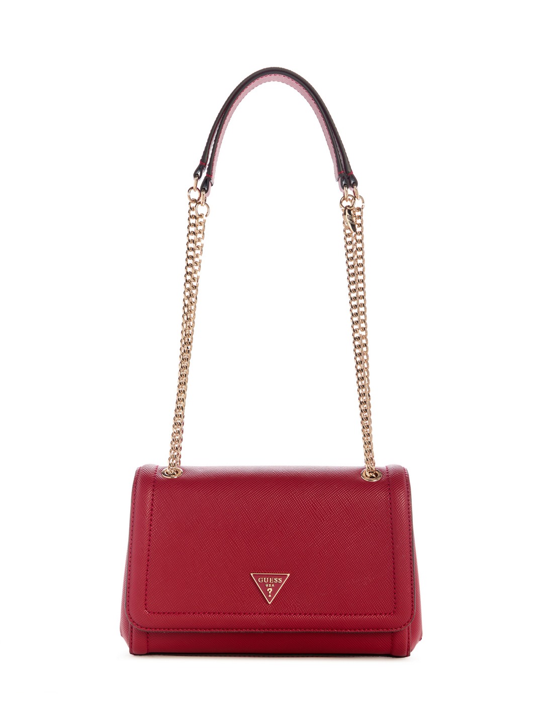 Garnet Textured Noelle Crossbody Bag