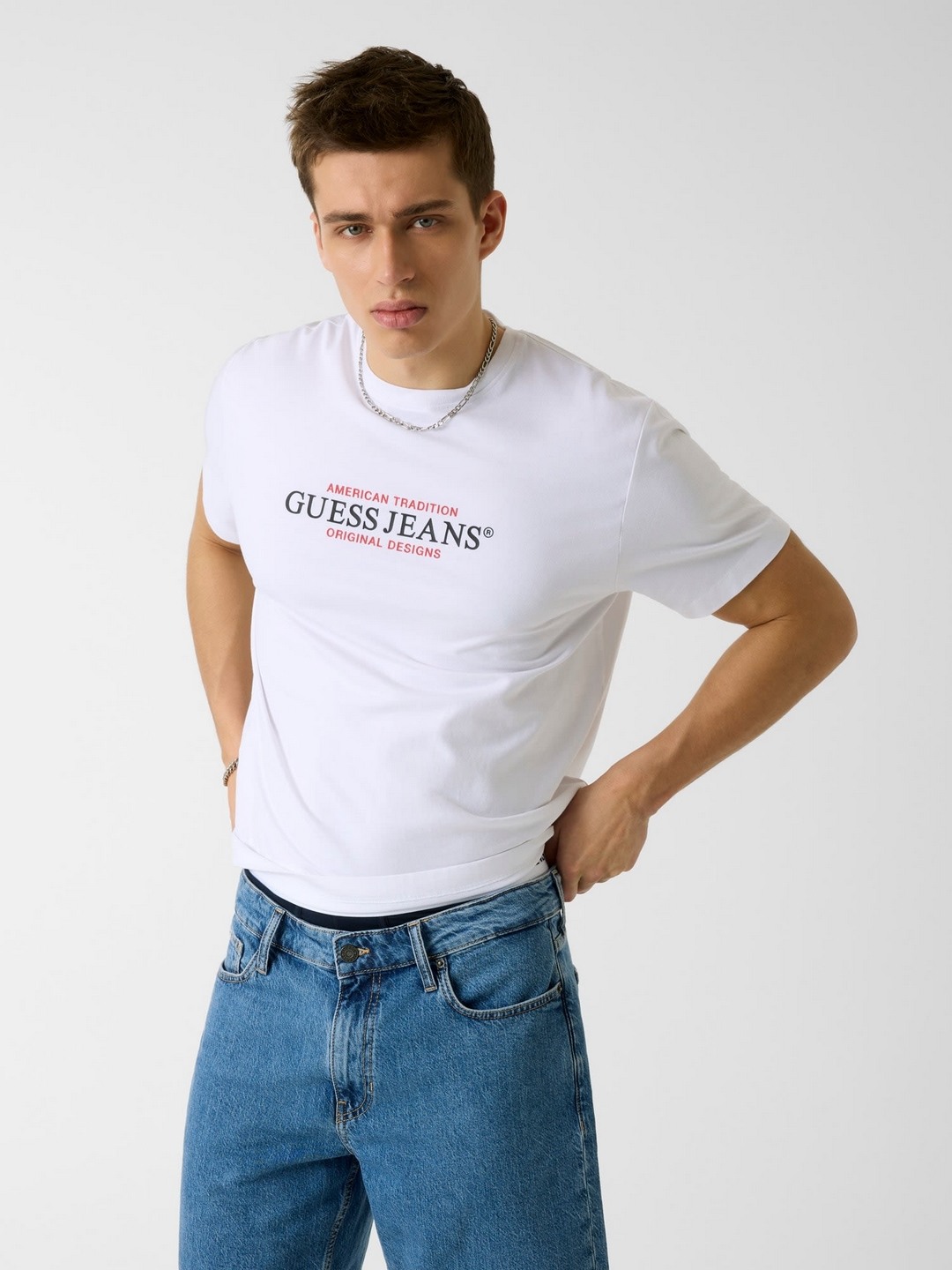 Regular Fit Round Neck Typography T-Shirt