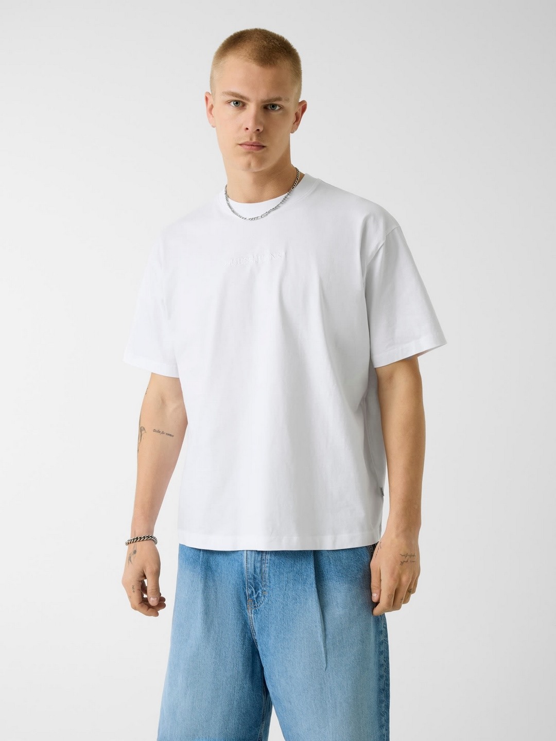 Oversize Fit Round Neck Solid T-Shirt