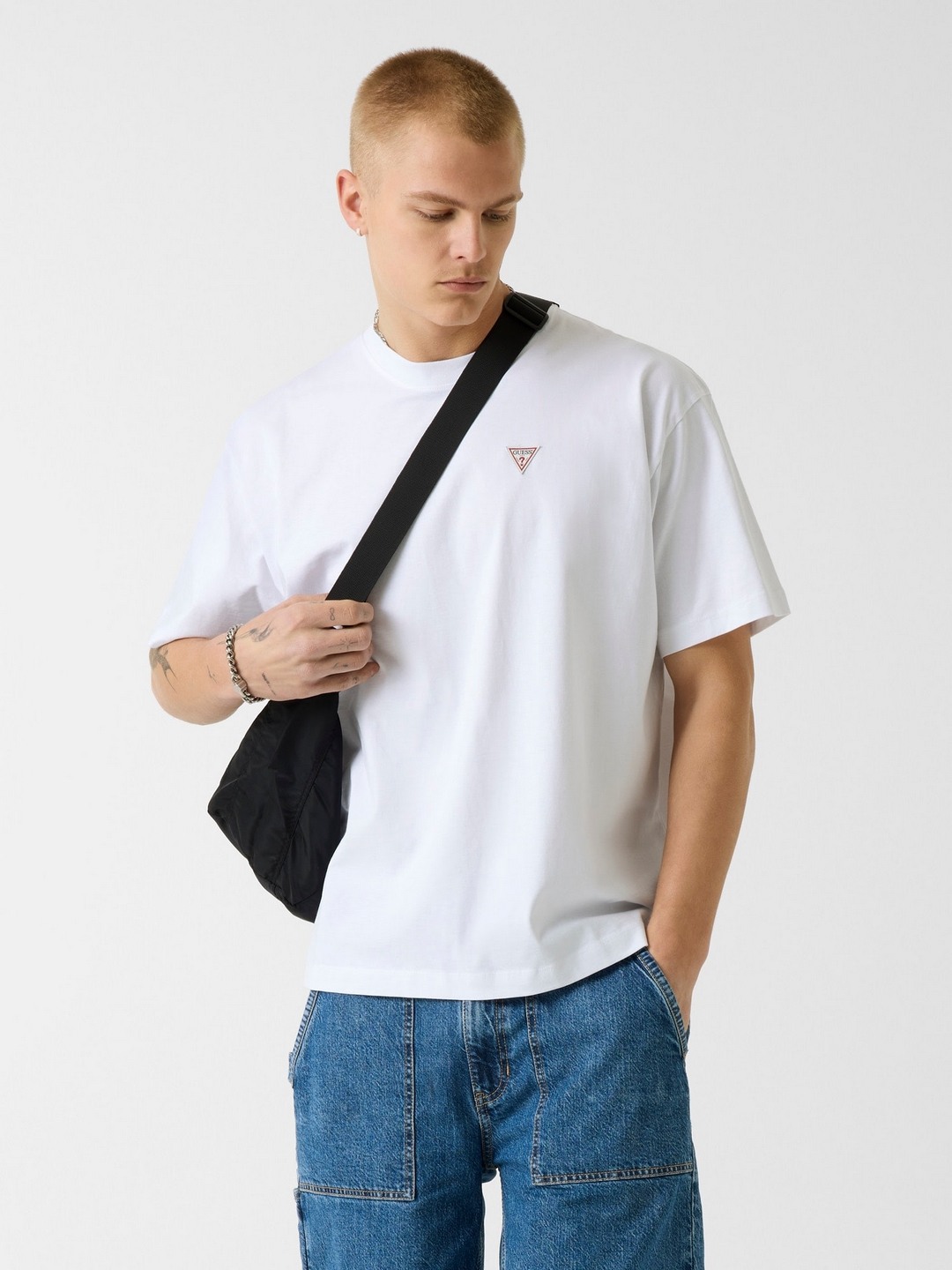 Oversize Fit Round Neck Solid T-Shirt