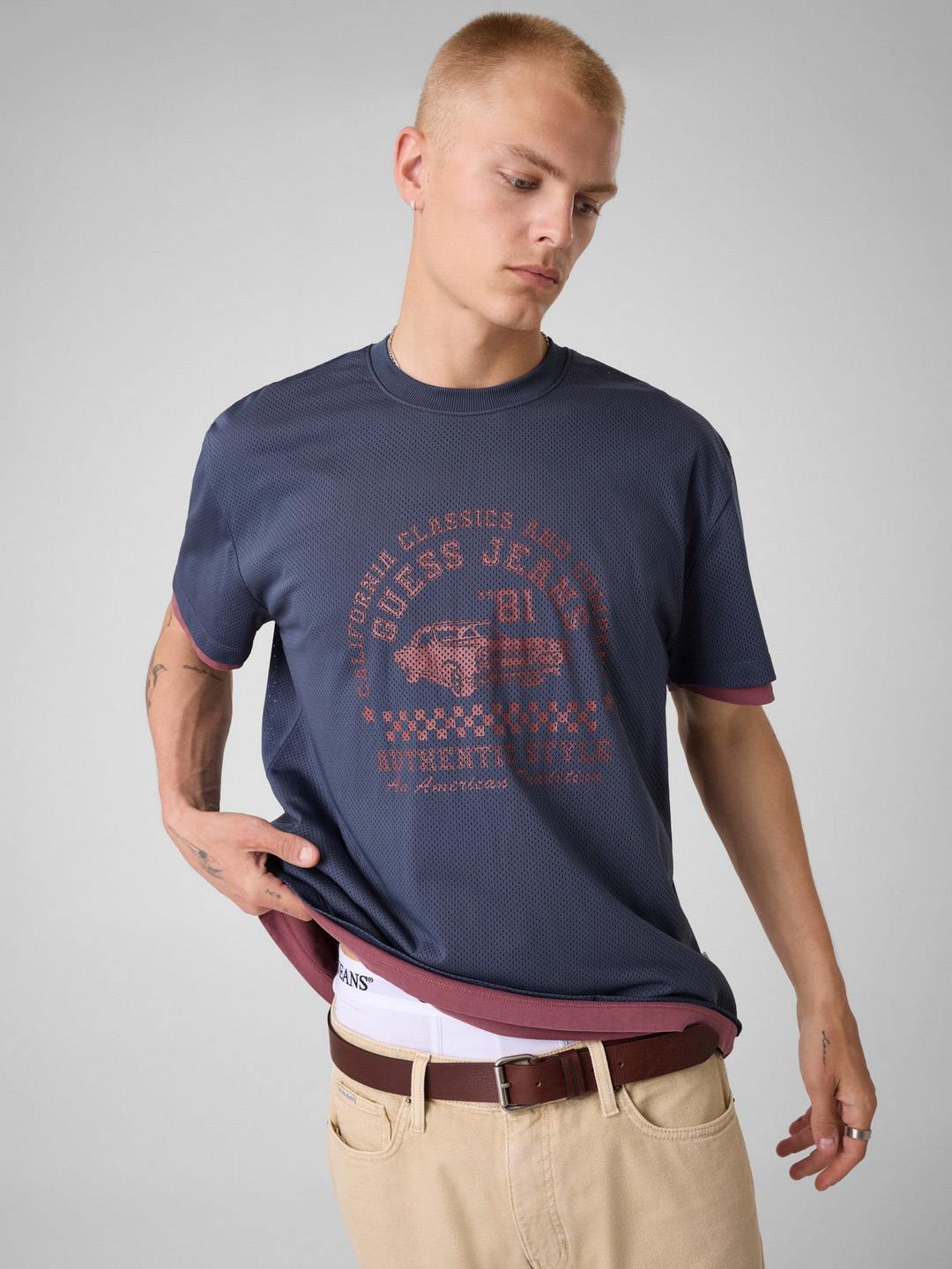 Relaxed Fit Round Neck Graphic T-Shirt