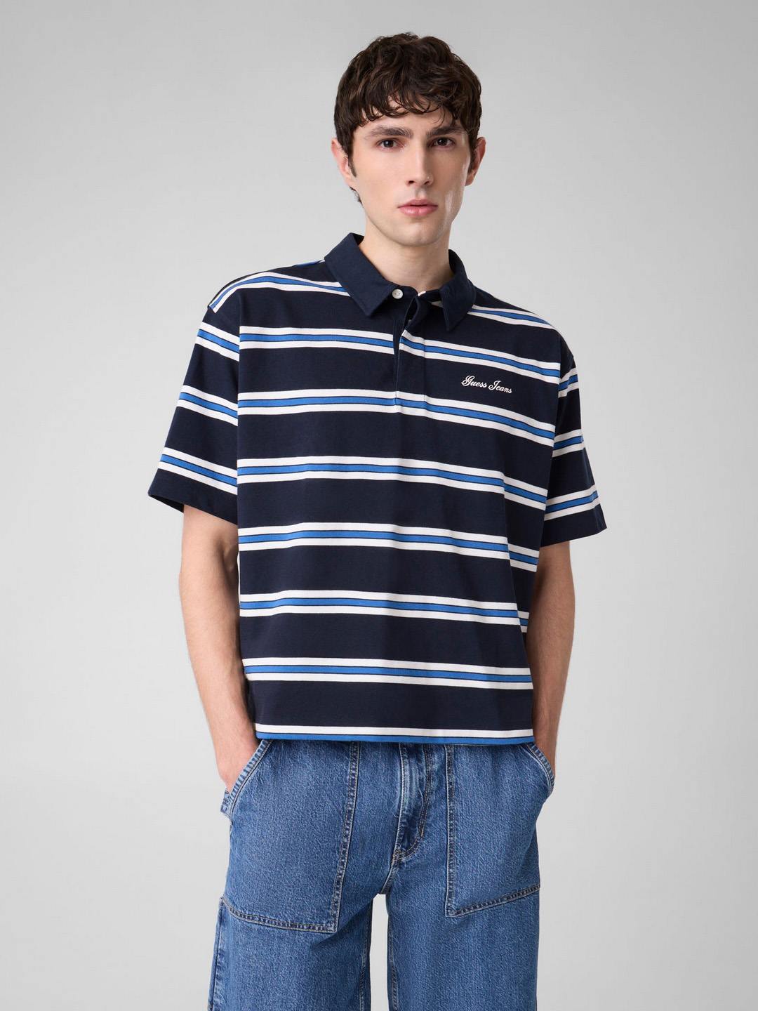 Regular Fit Horizontal Stripes Polo T-Shirt
