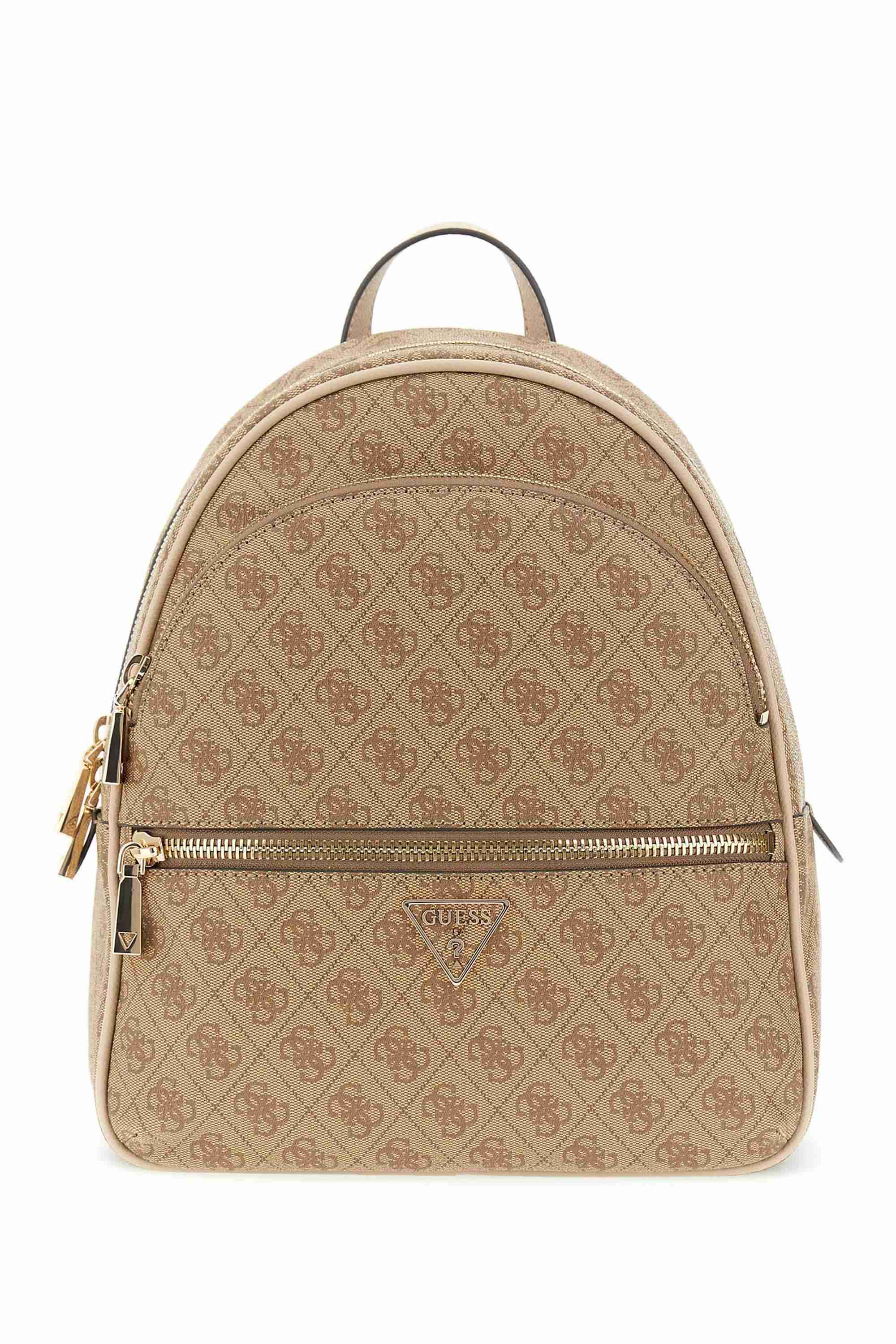 Zipper PU Printed Women Backpack