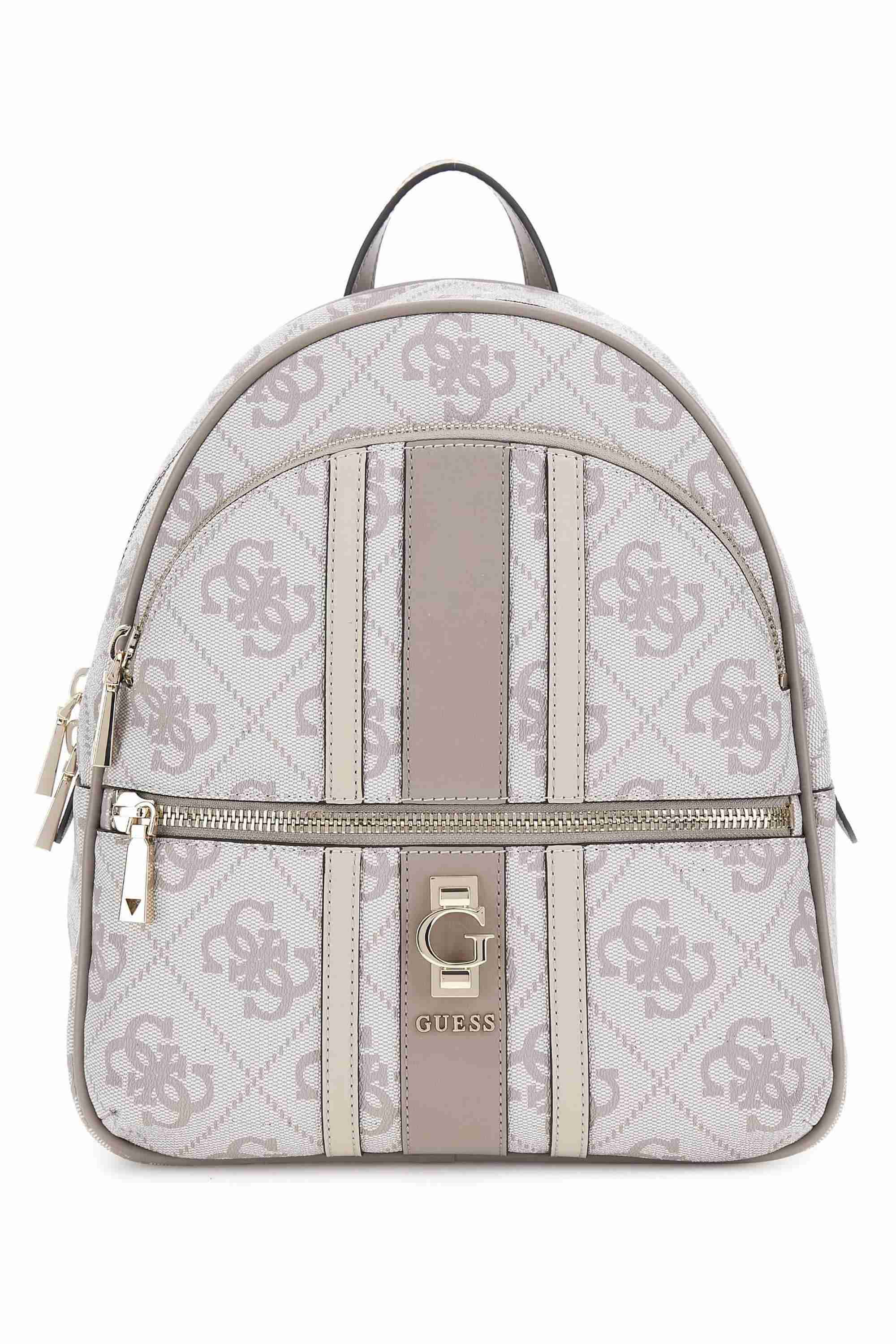 Zipper PU Printed Women Backpack