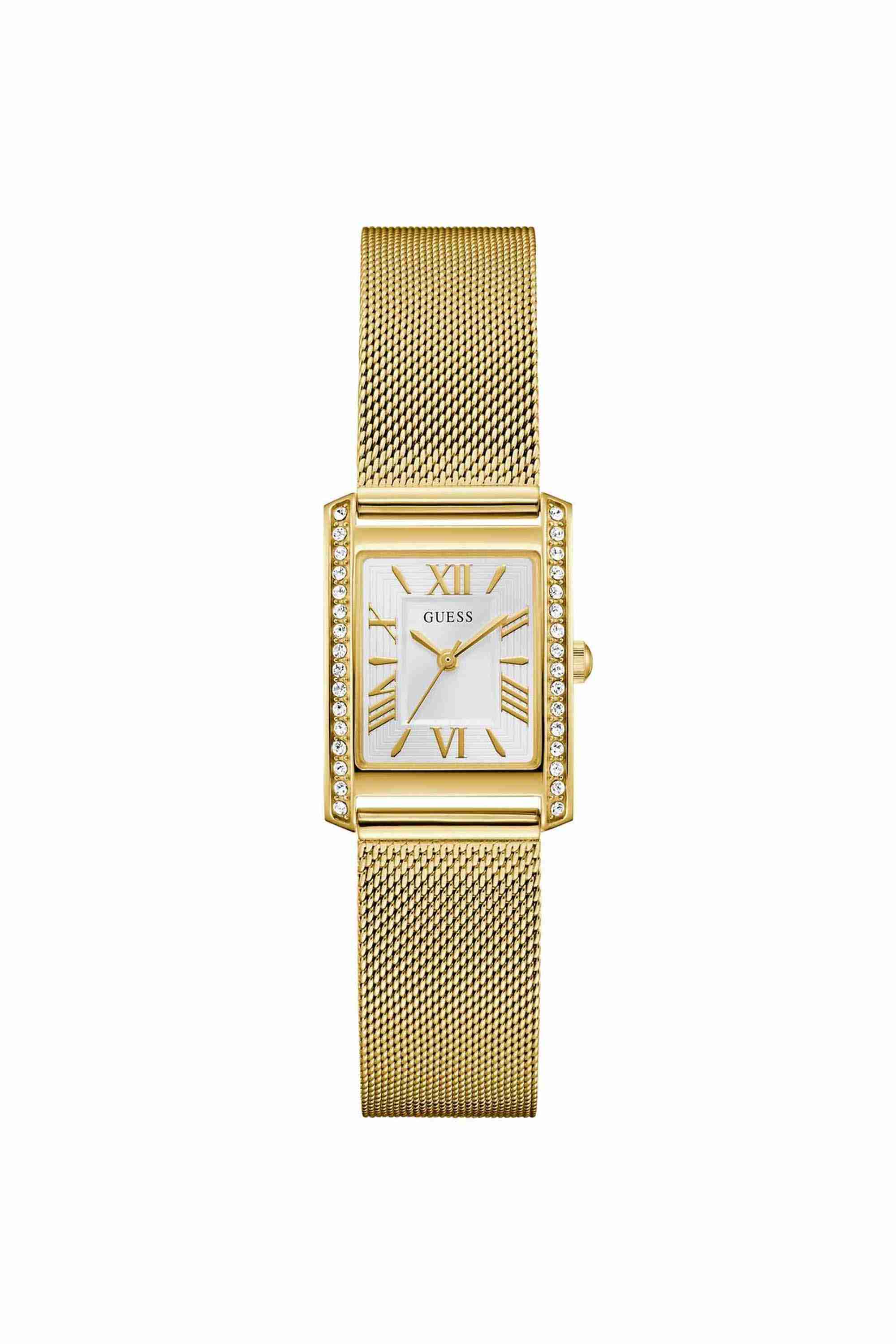 Dress 23 mm White Dial Metal Analogue Watch For Women - GW0997L2