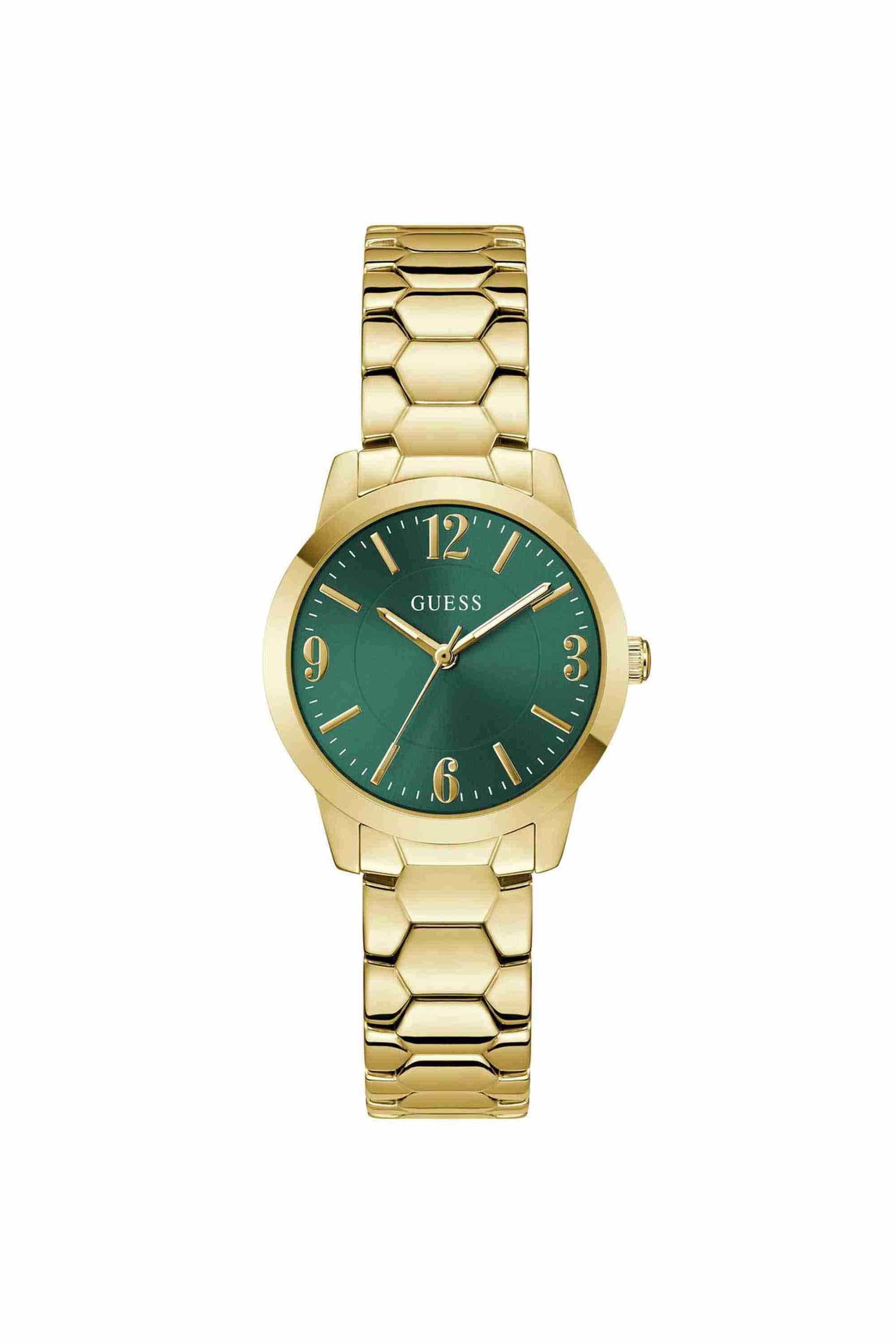 Dress 34 mm Green Dial Stainless Steel Analogue Watch For Women - GW1028L2