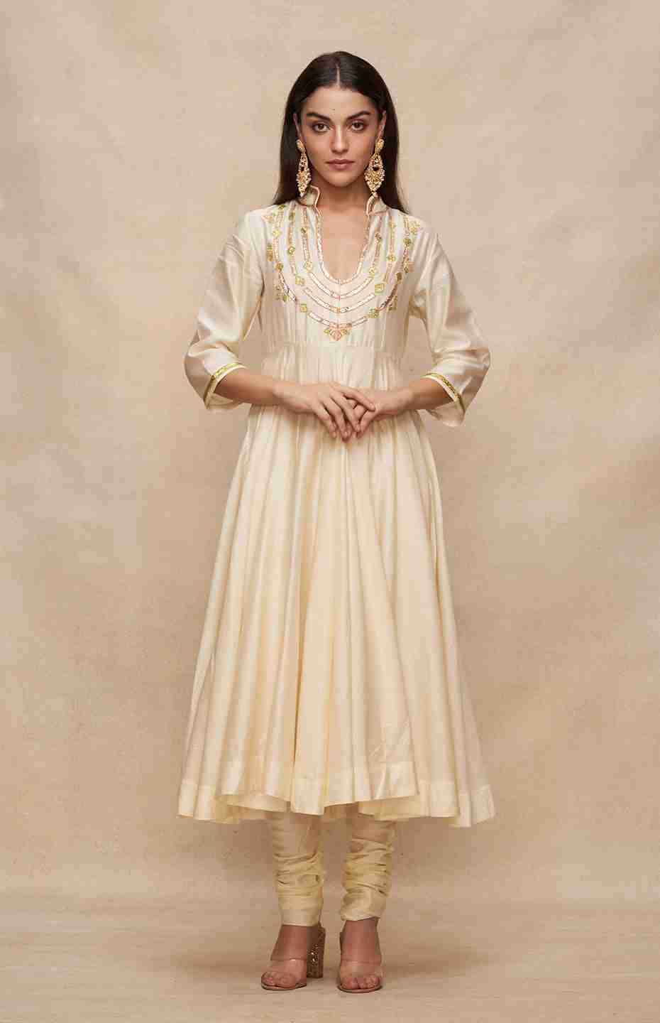 Offwhite Anarkali