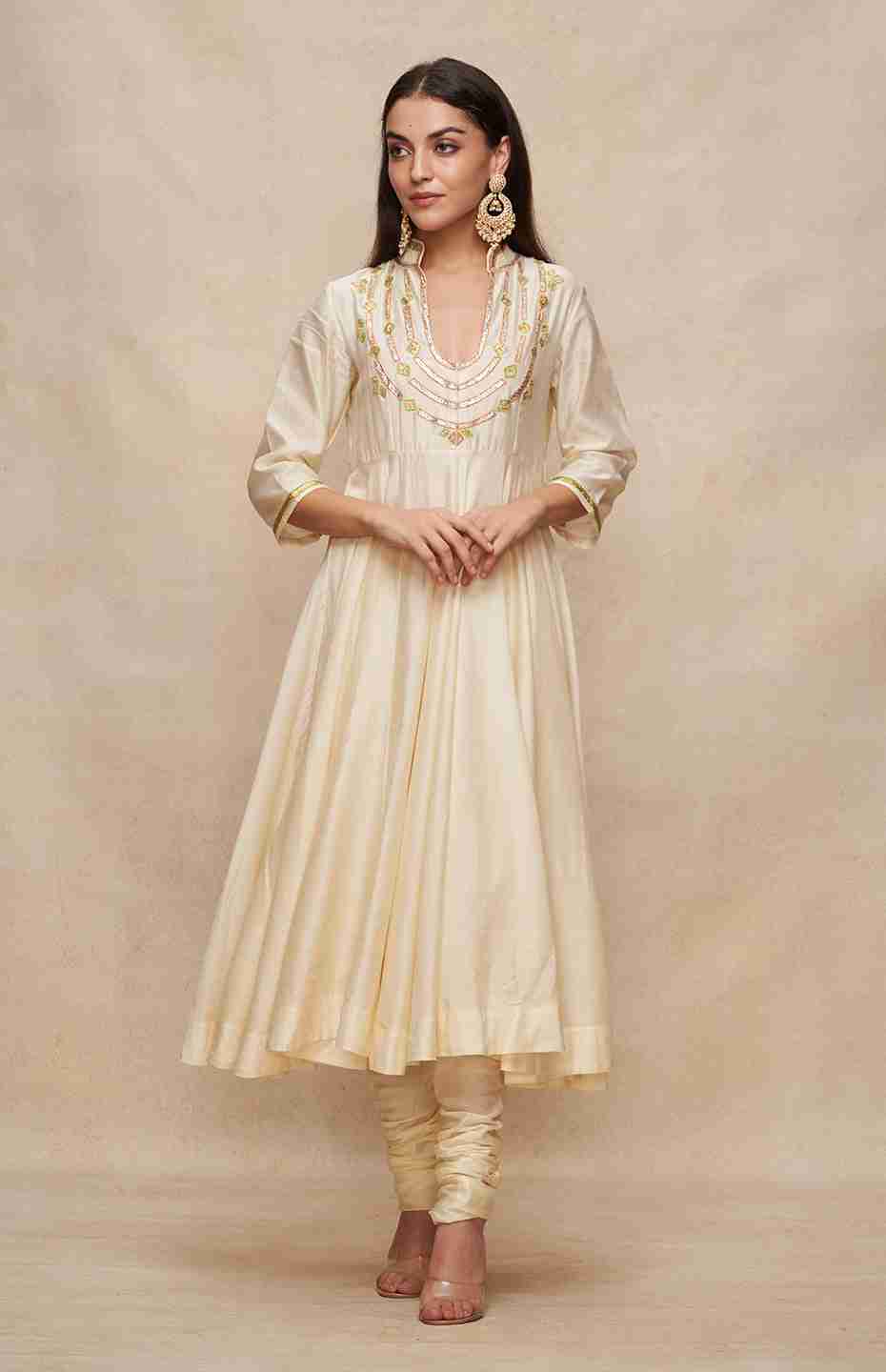 Offwhite Anarkali