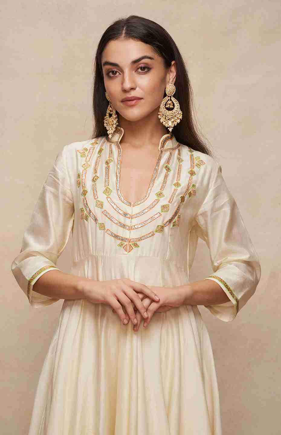 Offwhite Anarkali