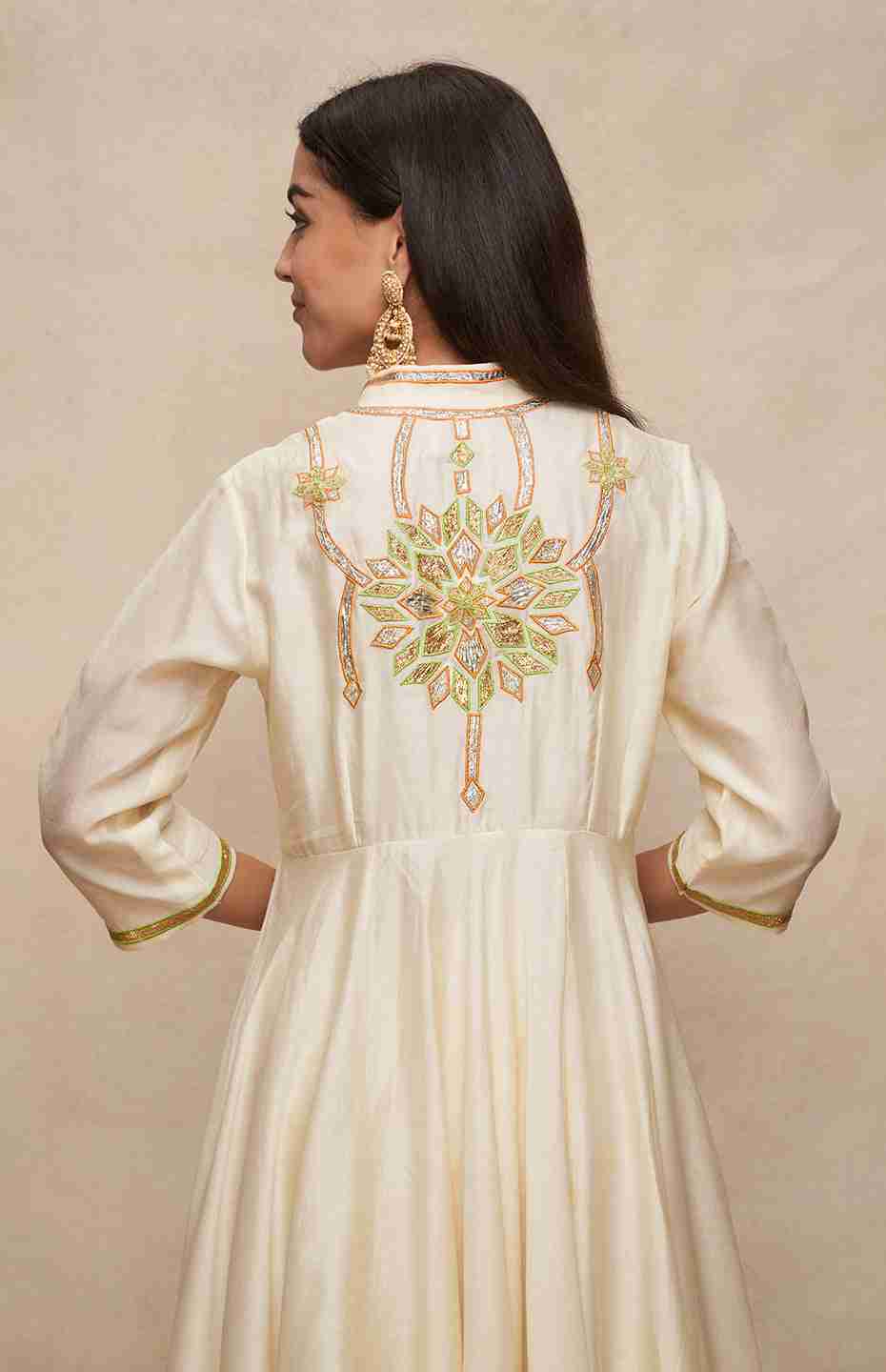 Offwhite Anarkali