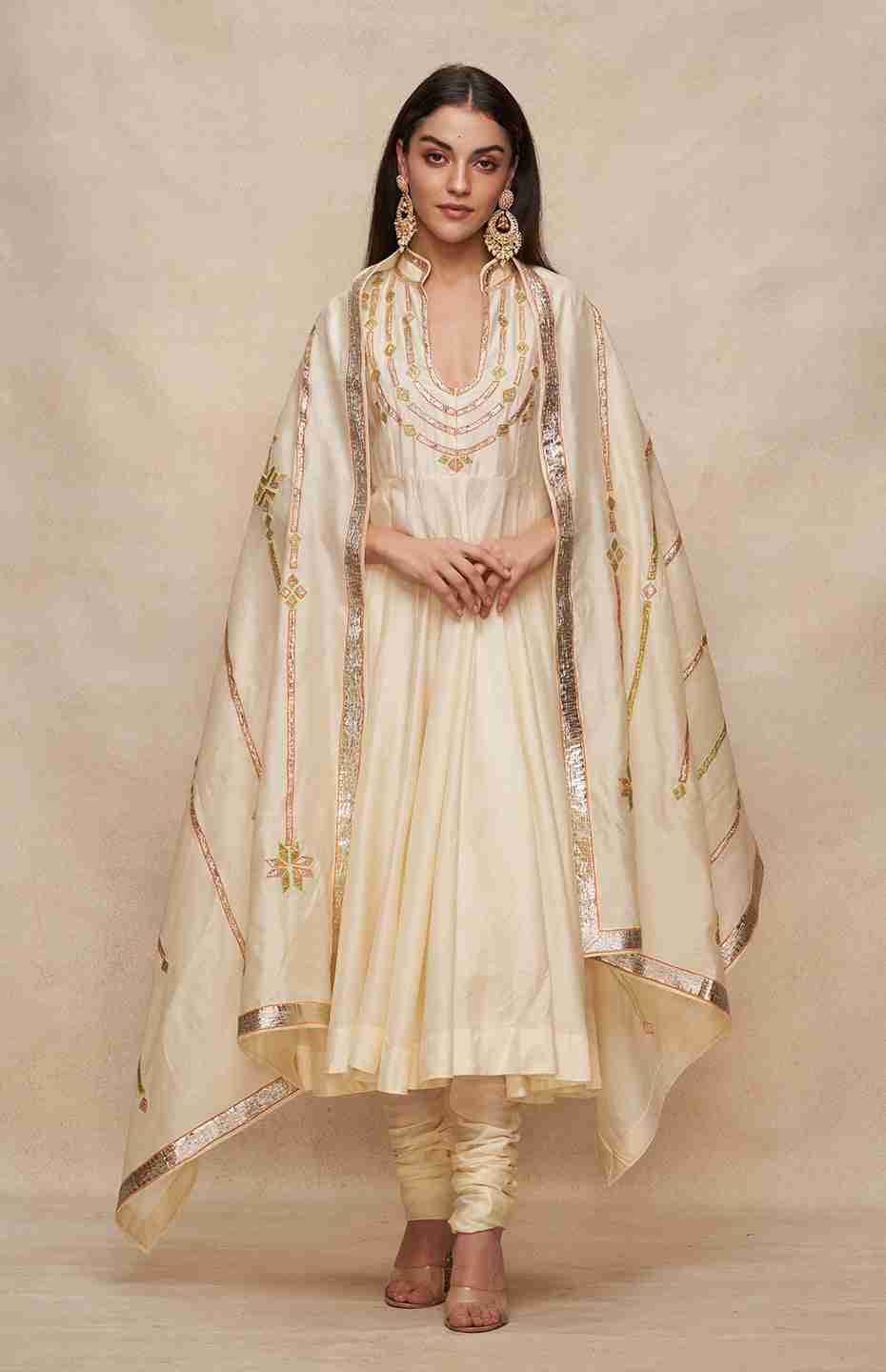 Offwhite Anarkali