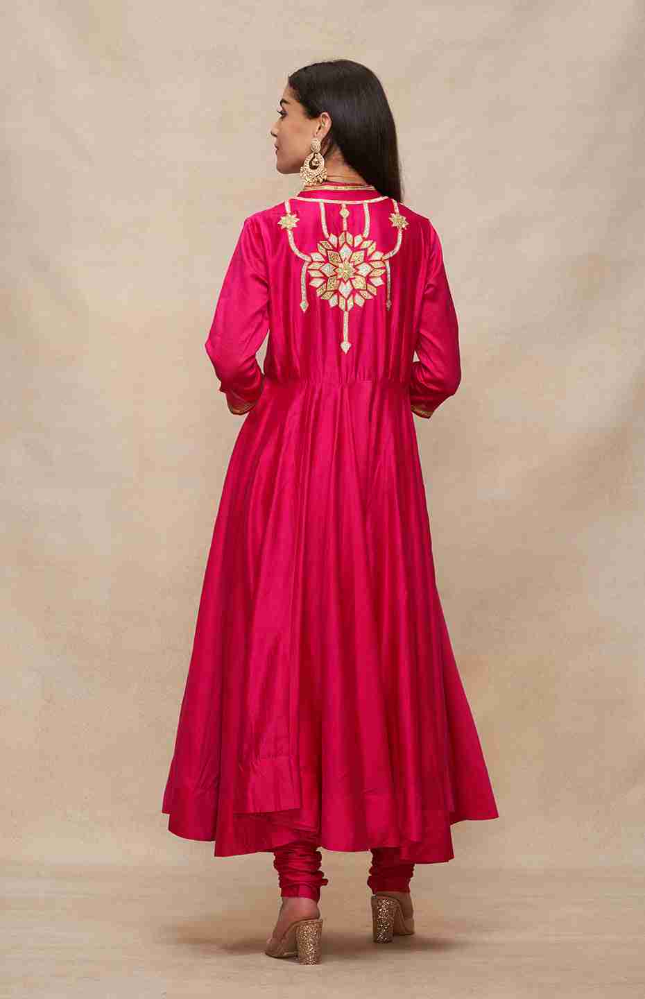 Rani Pink Anarkali