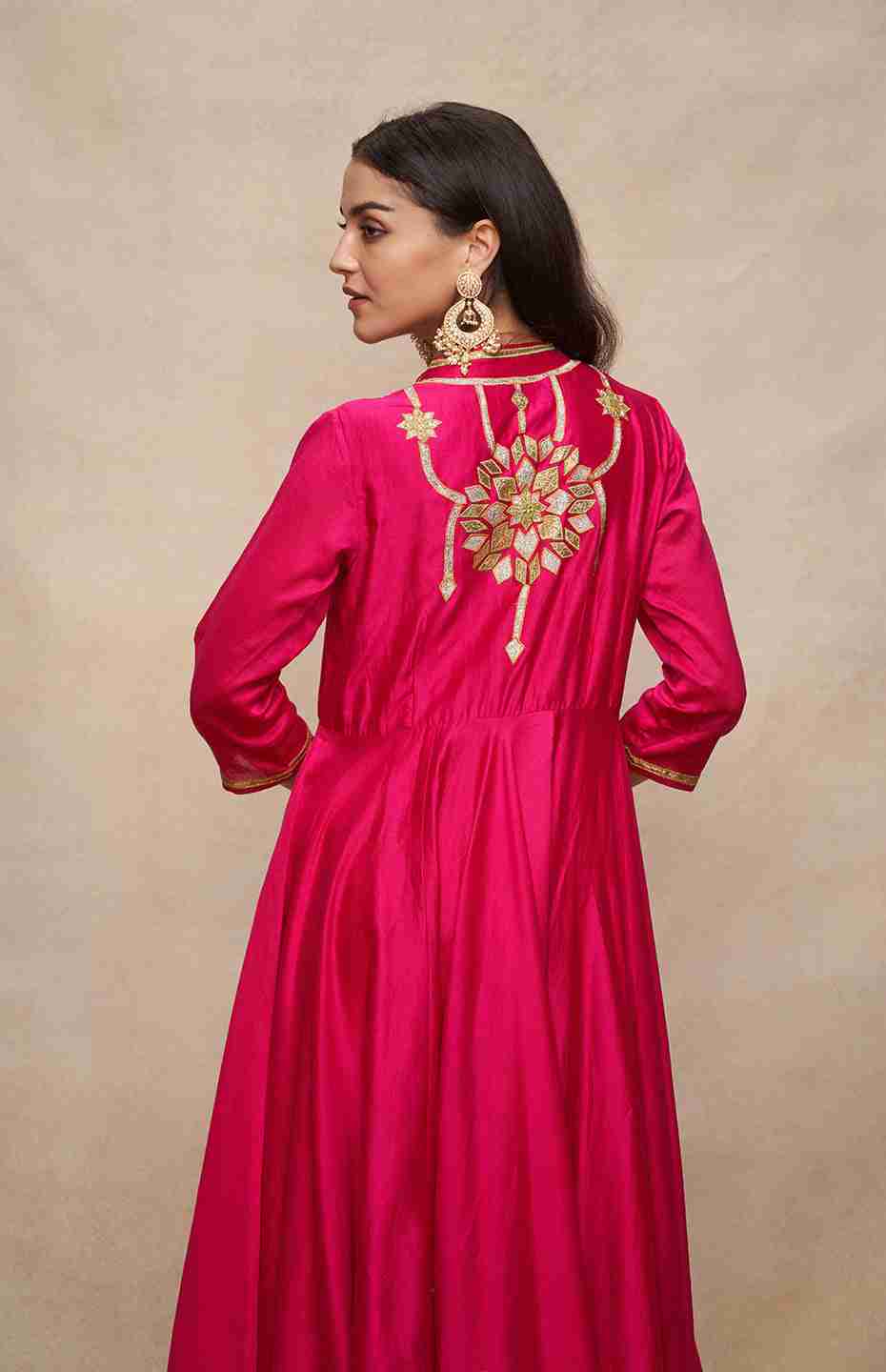 Rani Pink Anarkali