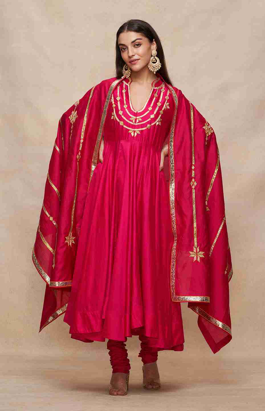 Rani Pink Anarkali