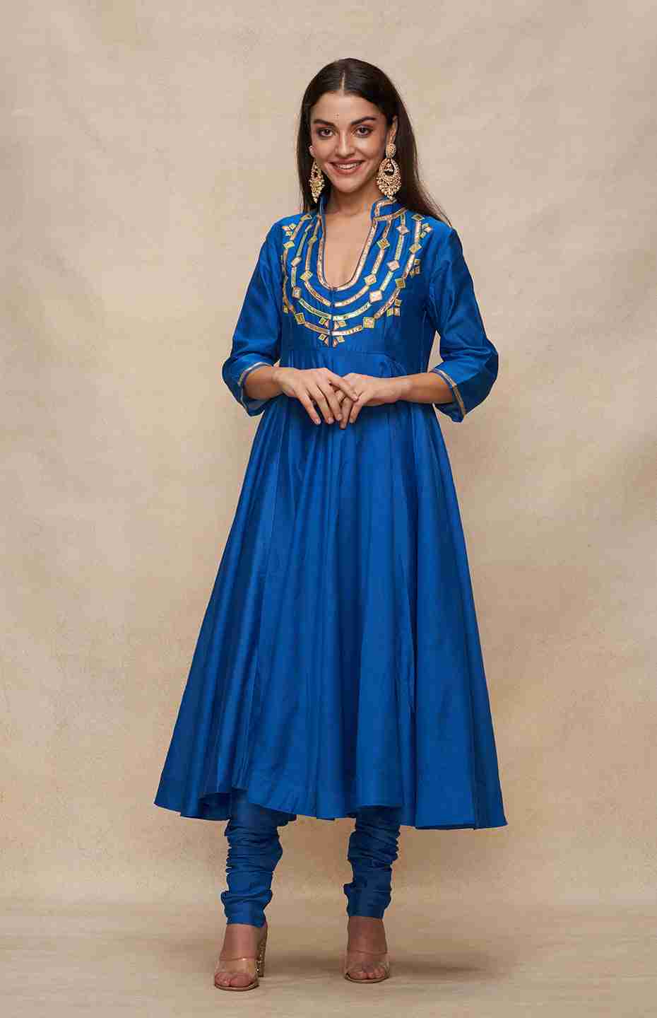 Royal Blue Anarkali