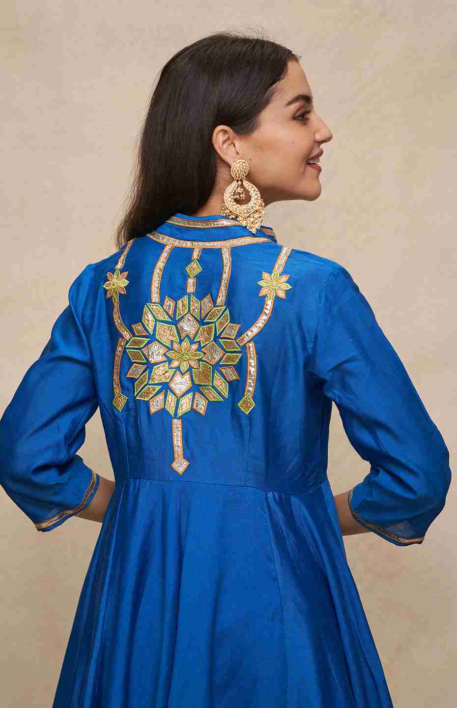 Royal Blue Anarkali