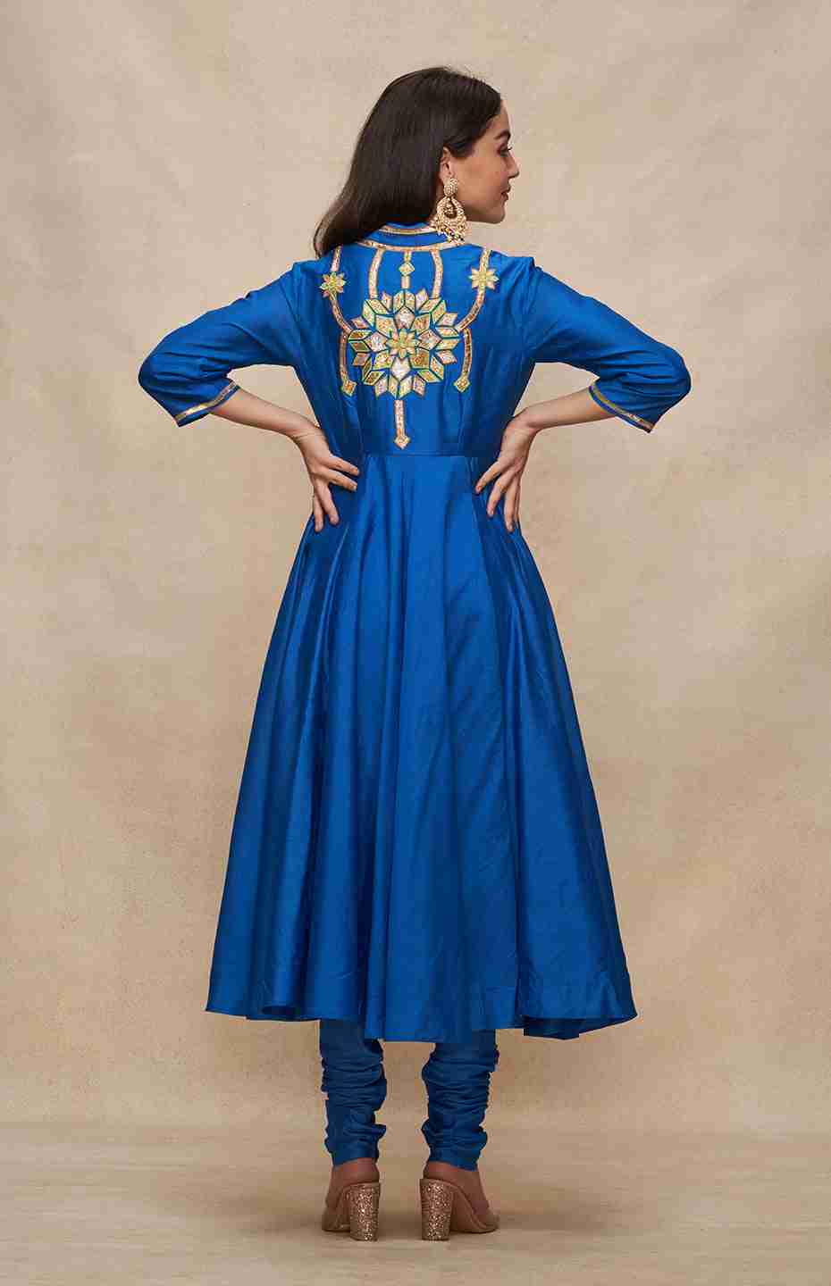 Royal Blue Anarkali