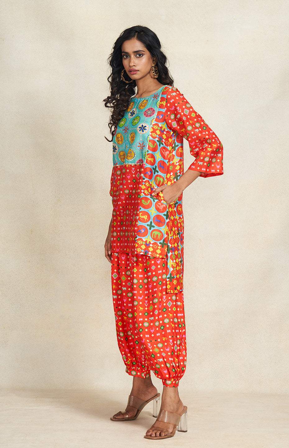 Red Afgani Salwar