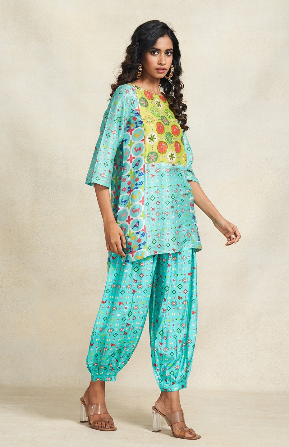 Turquoise Afgani Salwar