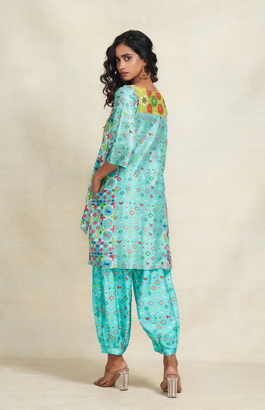 Turquoise Afgani Salwar