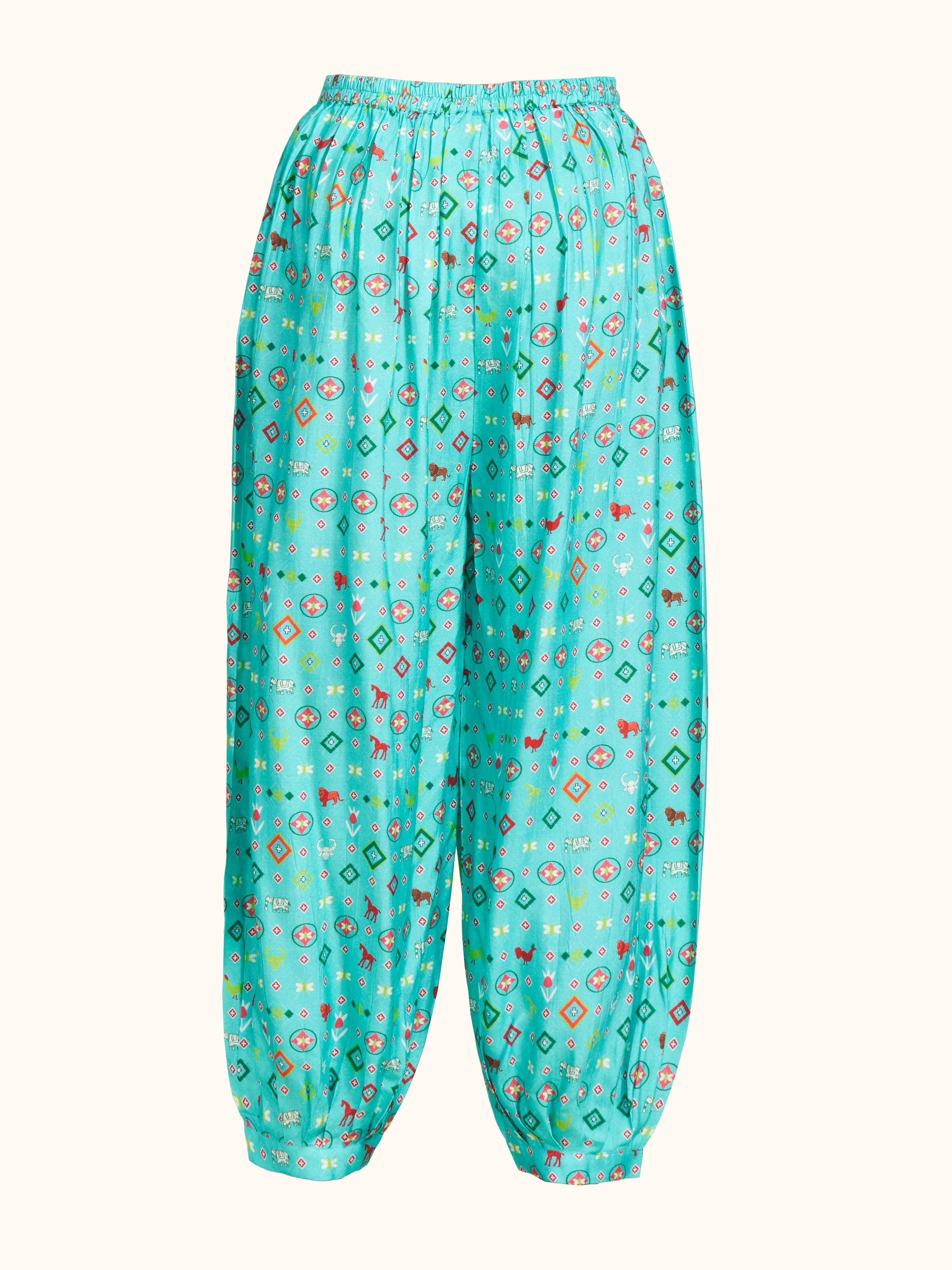 Turquoise Afgani Salwar