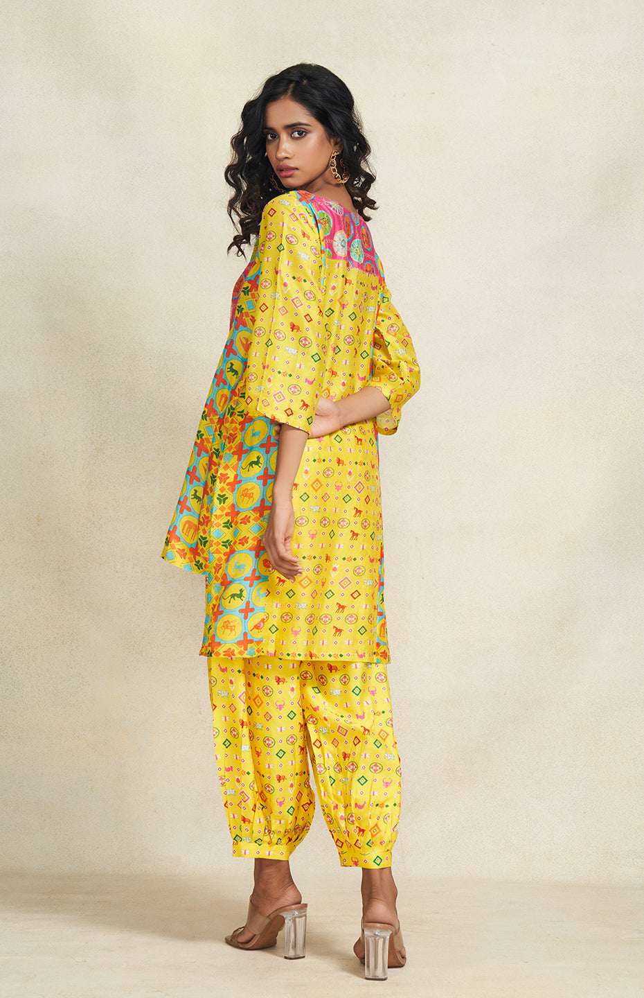Yellow Afgani Salwar