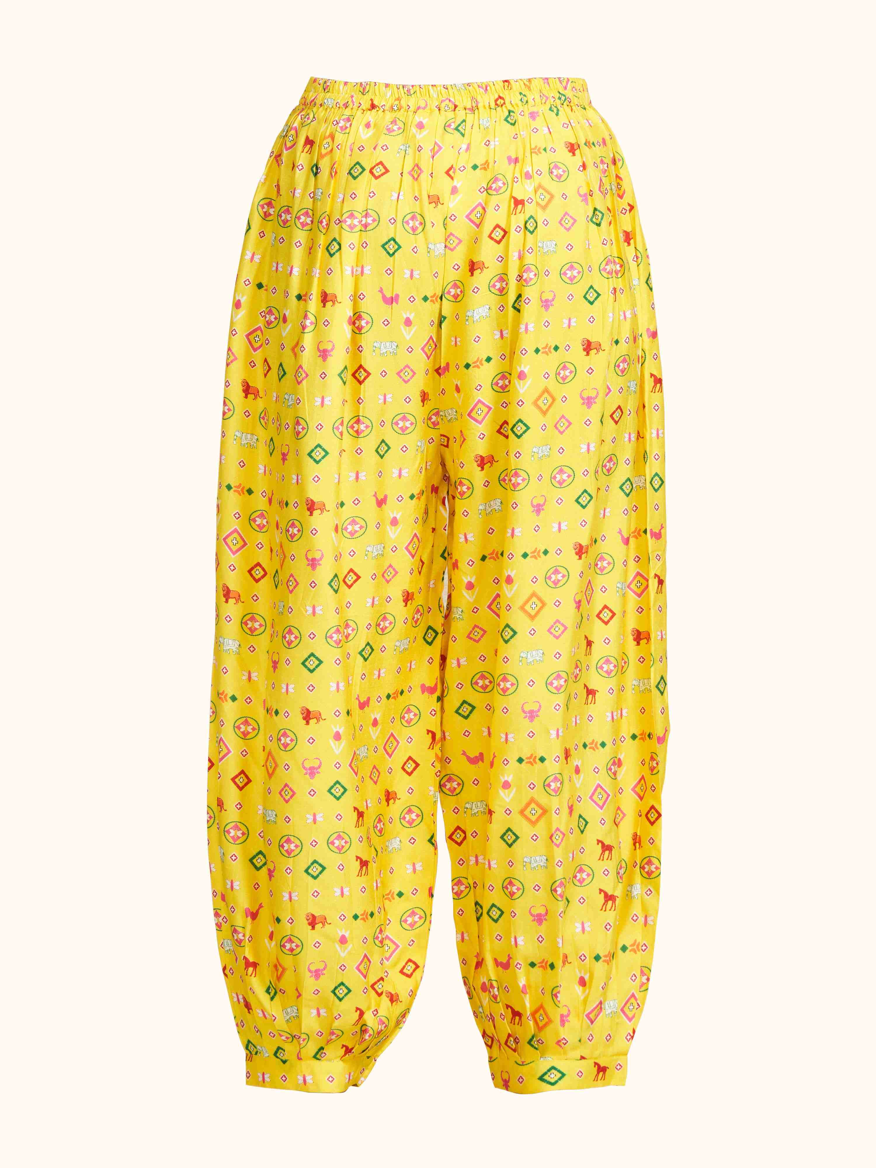 Yellow Afgani Salwar