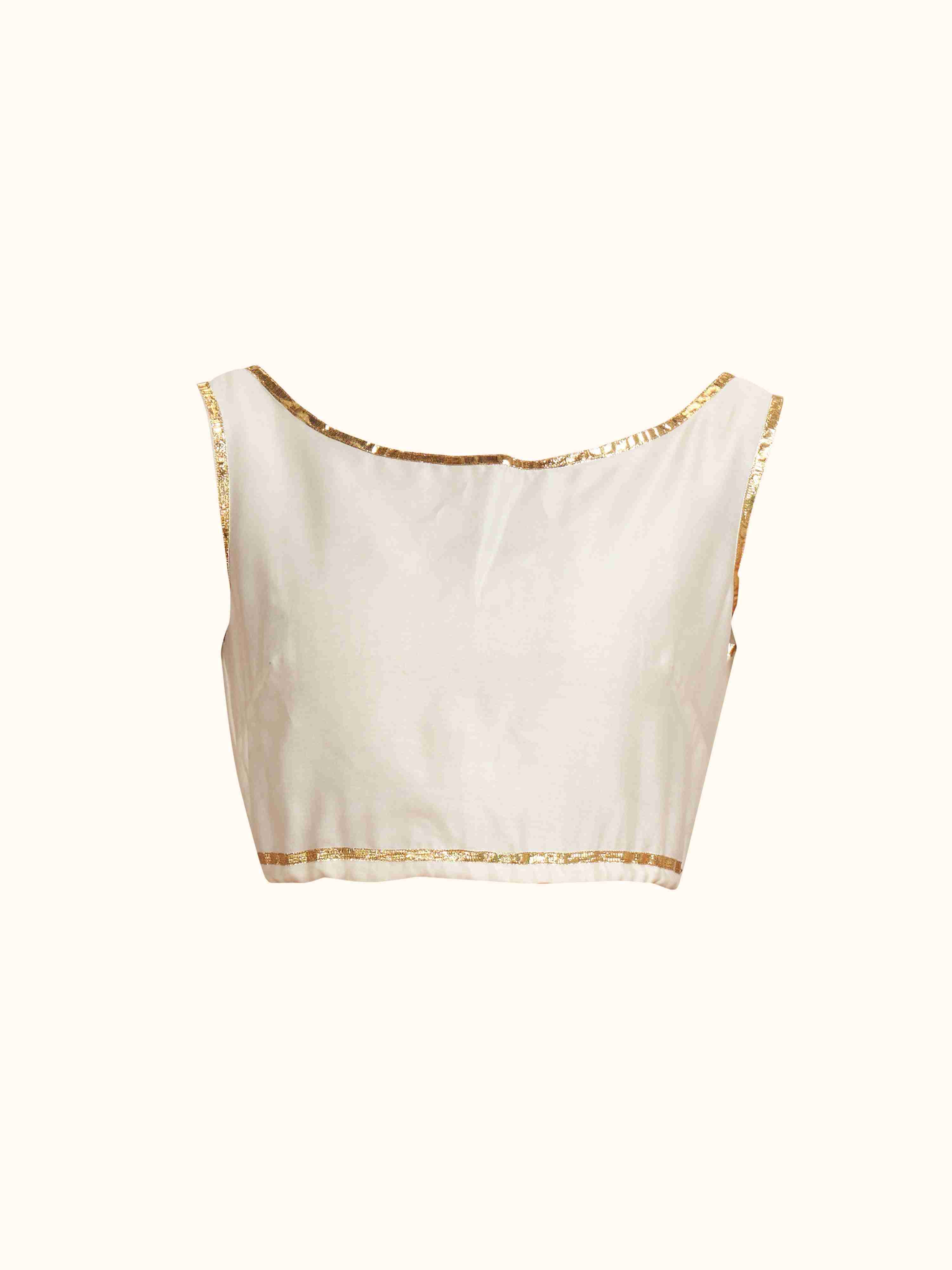 Off White Crop Top