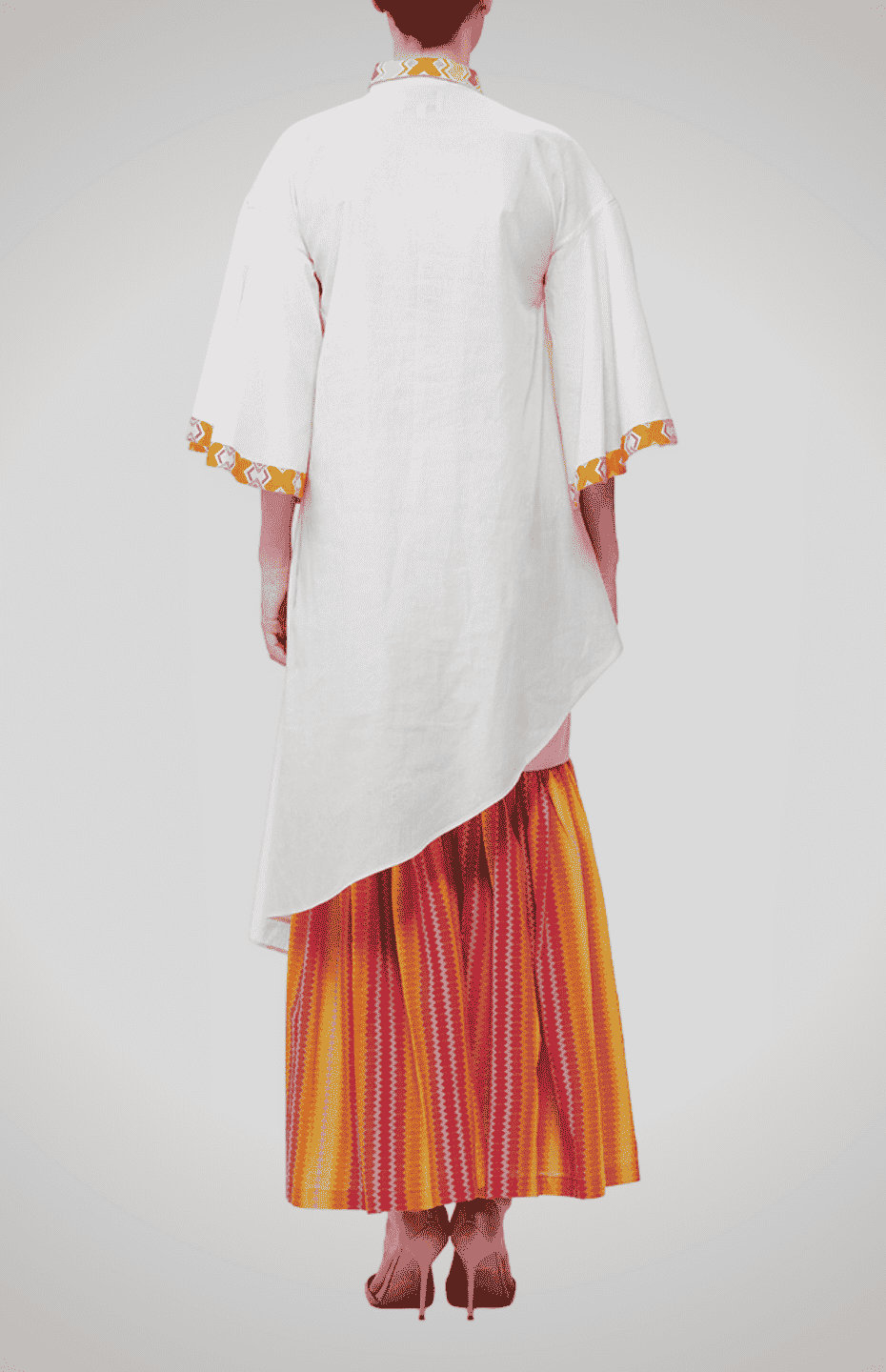 Off-White Bias Tunic