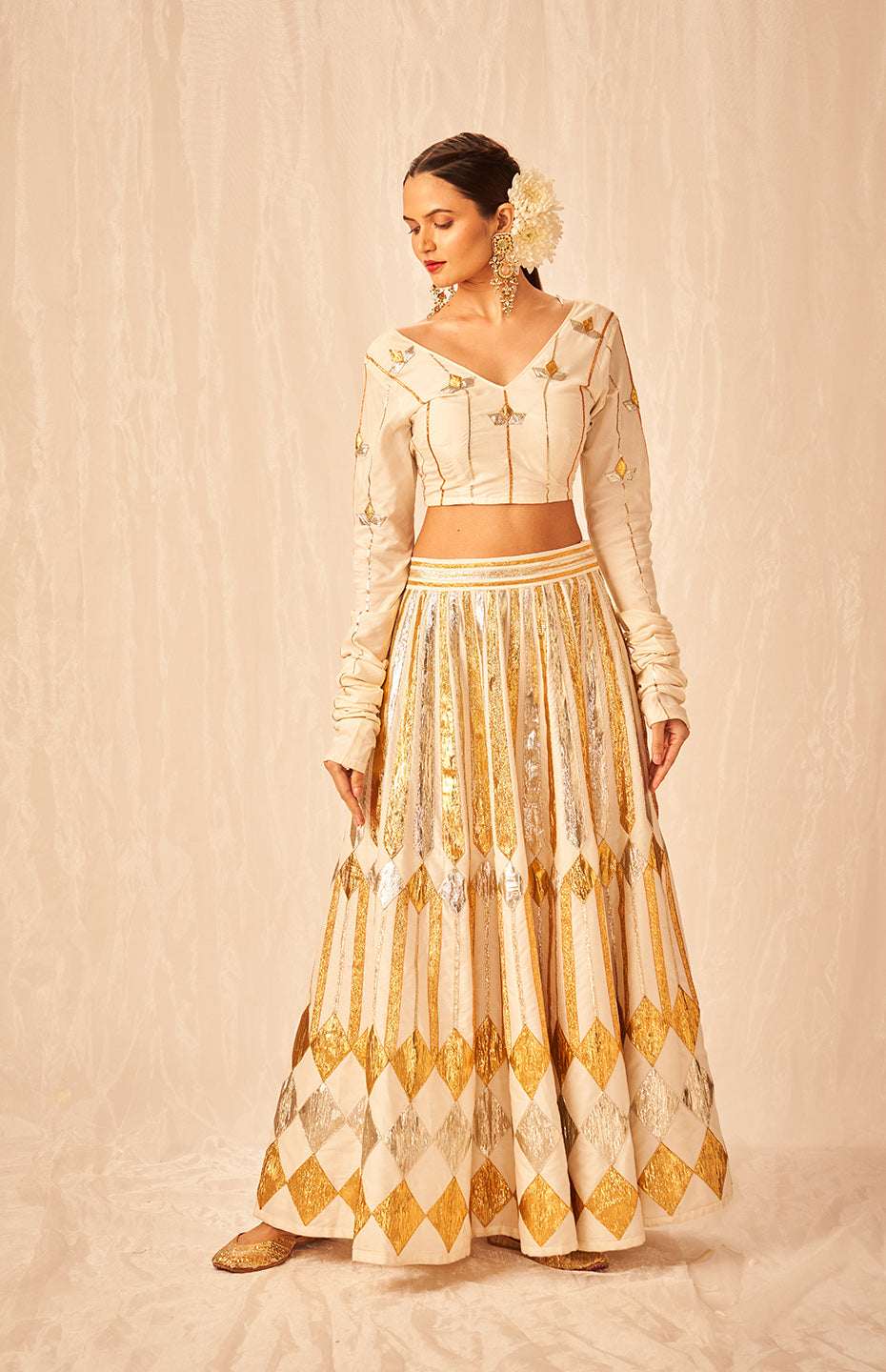 Off White Gota Chuddi Blouse