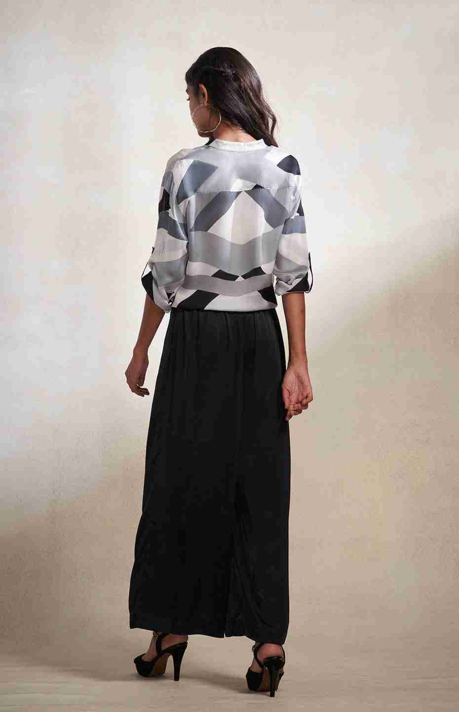 Monochrome Abstract Shirt