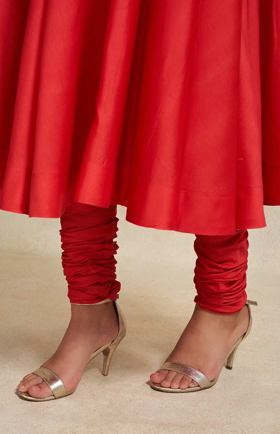 Red Churidar