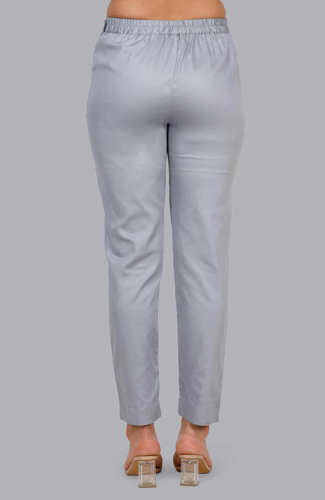 Grey Cigarette Pants
