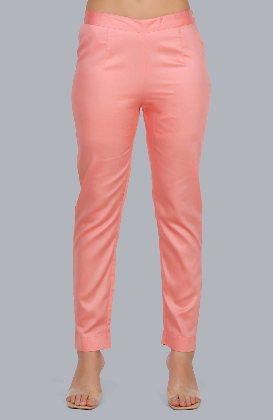Peach Cigarette Pants